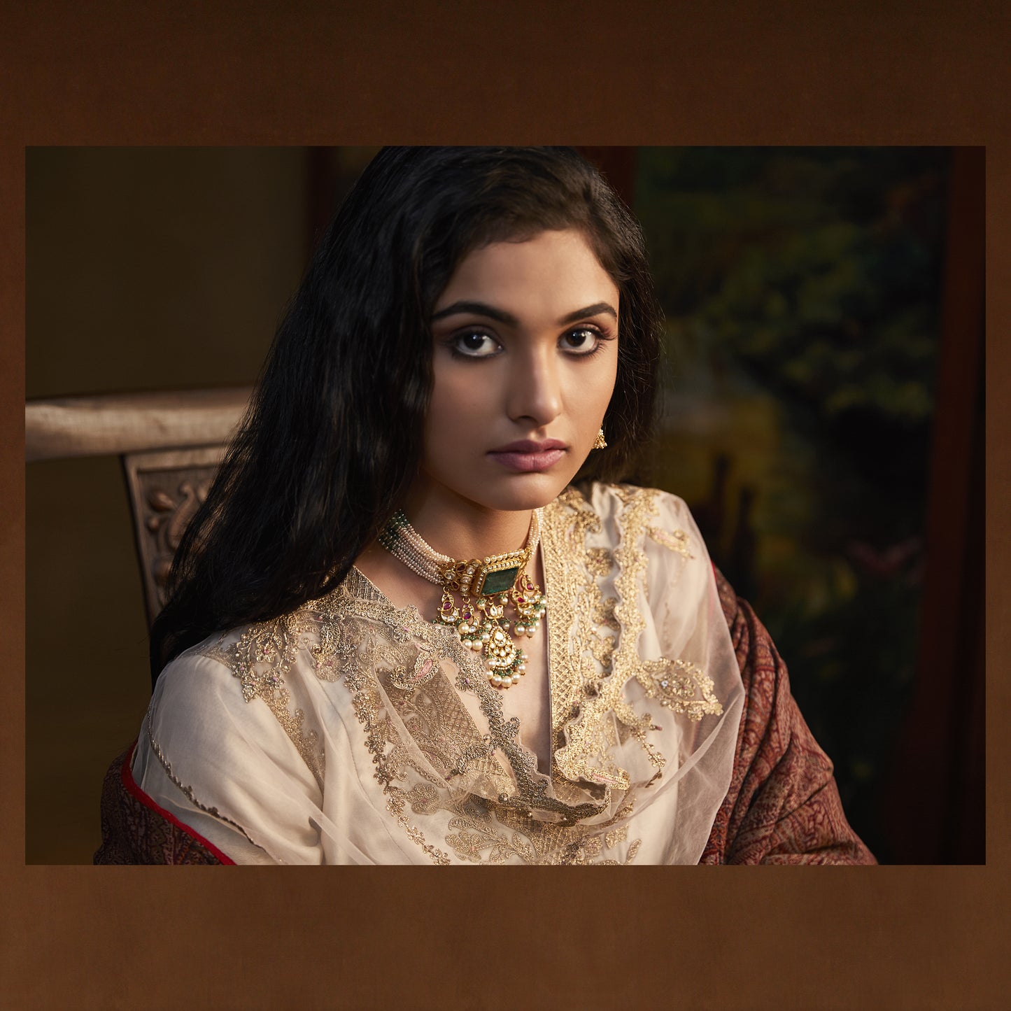 Ivory Kurta and Sharara Set