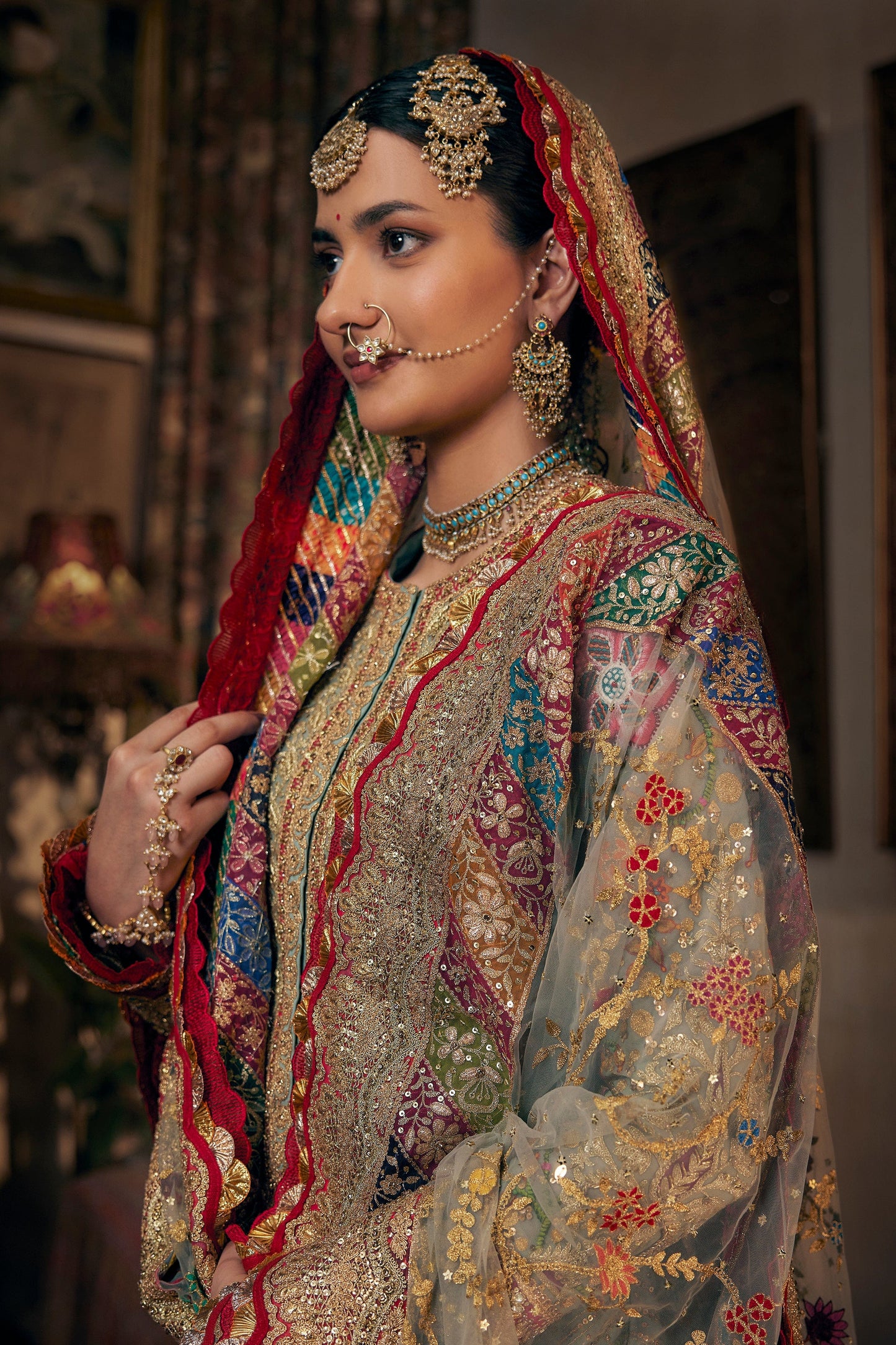 Pale Blue Kurti-Sharara Set