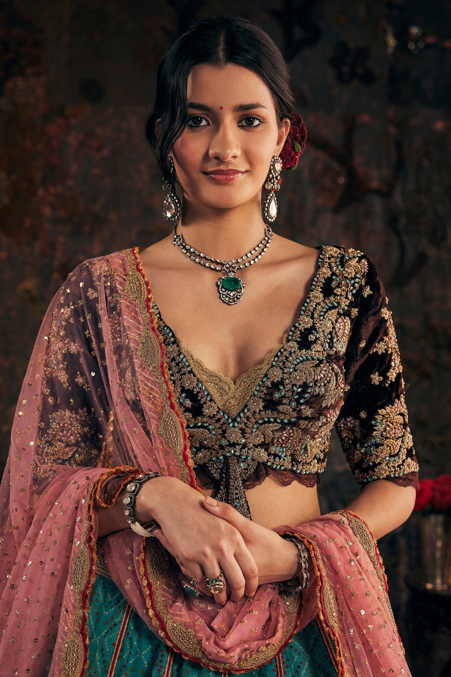 Turquoise Blue Lehenga