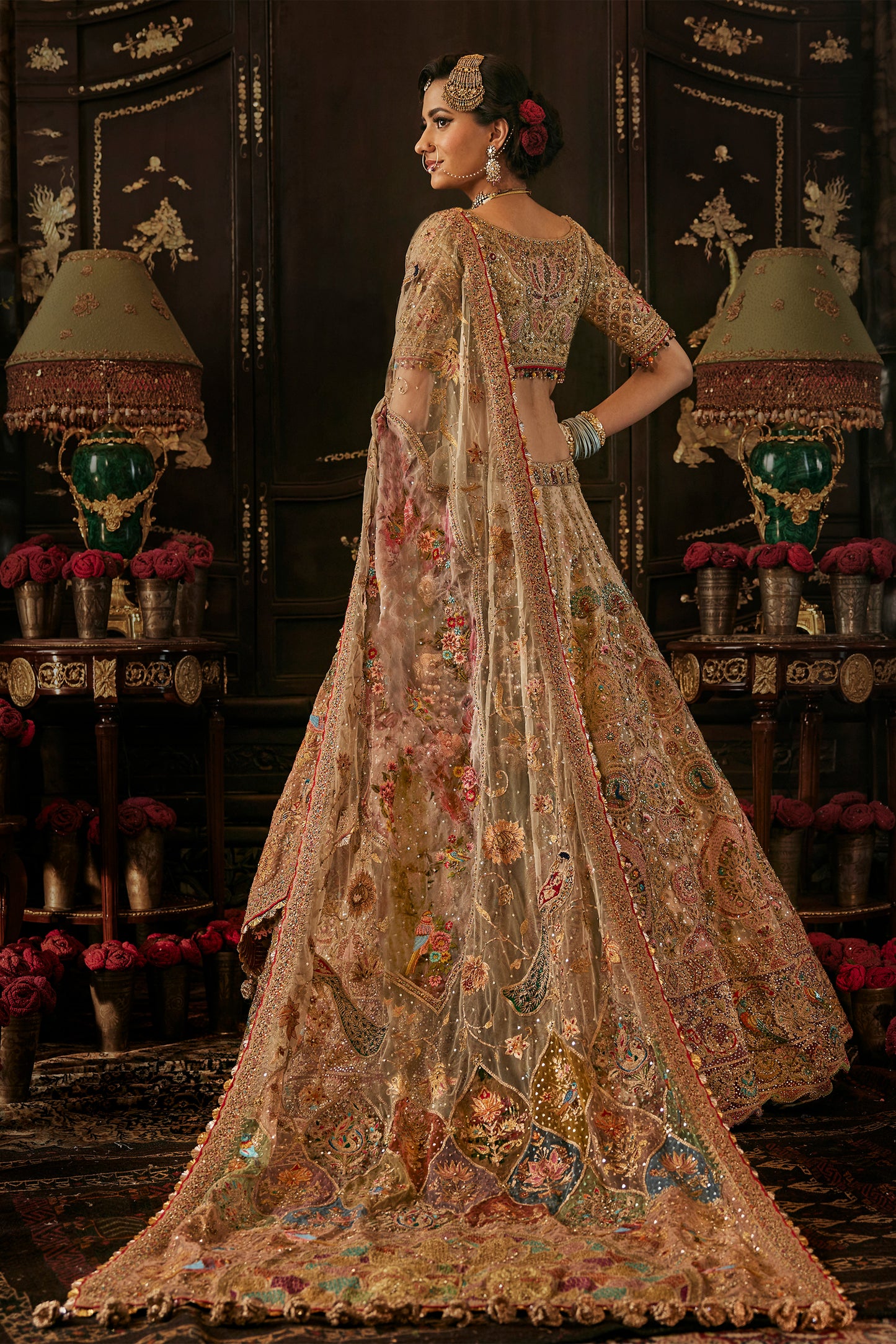 Ivory Mahal Lehenga