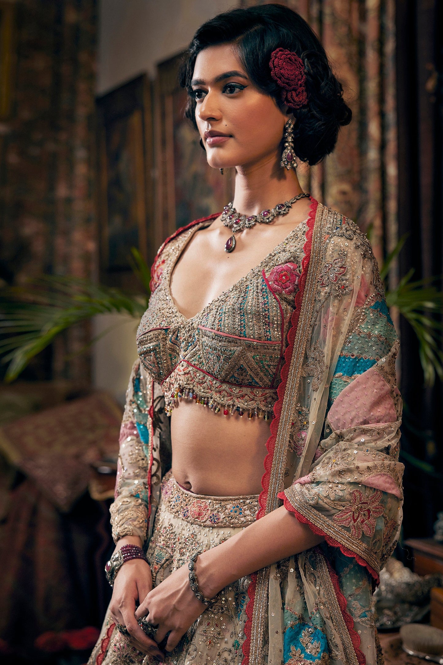 Pale Ivory Lehenga