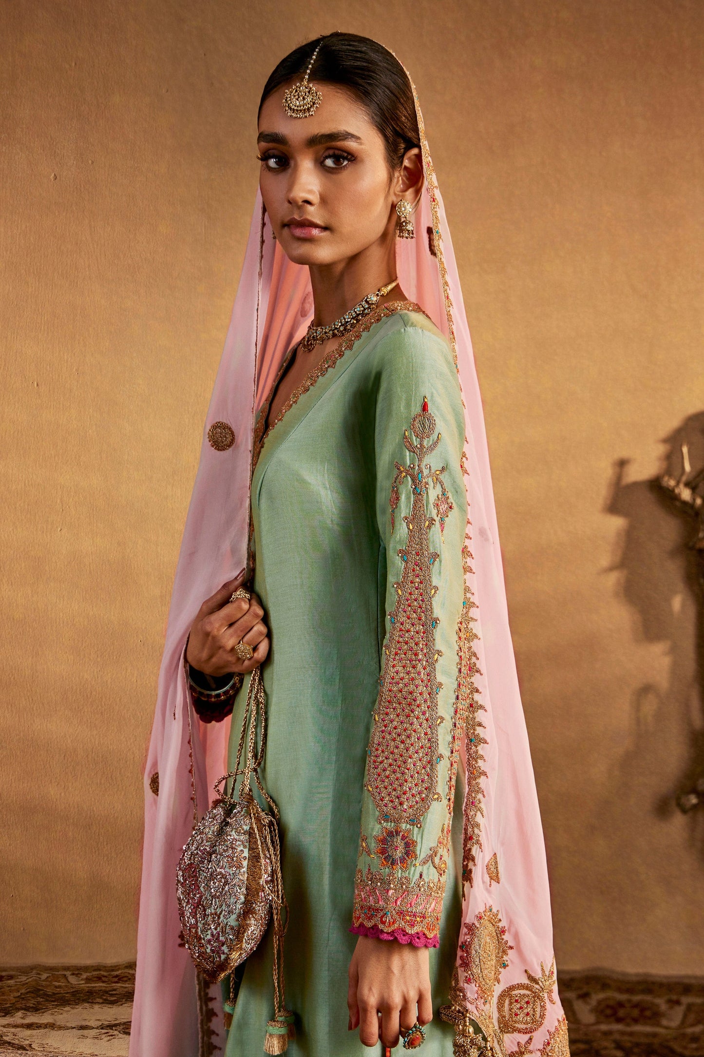 Frosted Blue Kurta Set