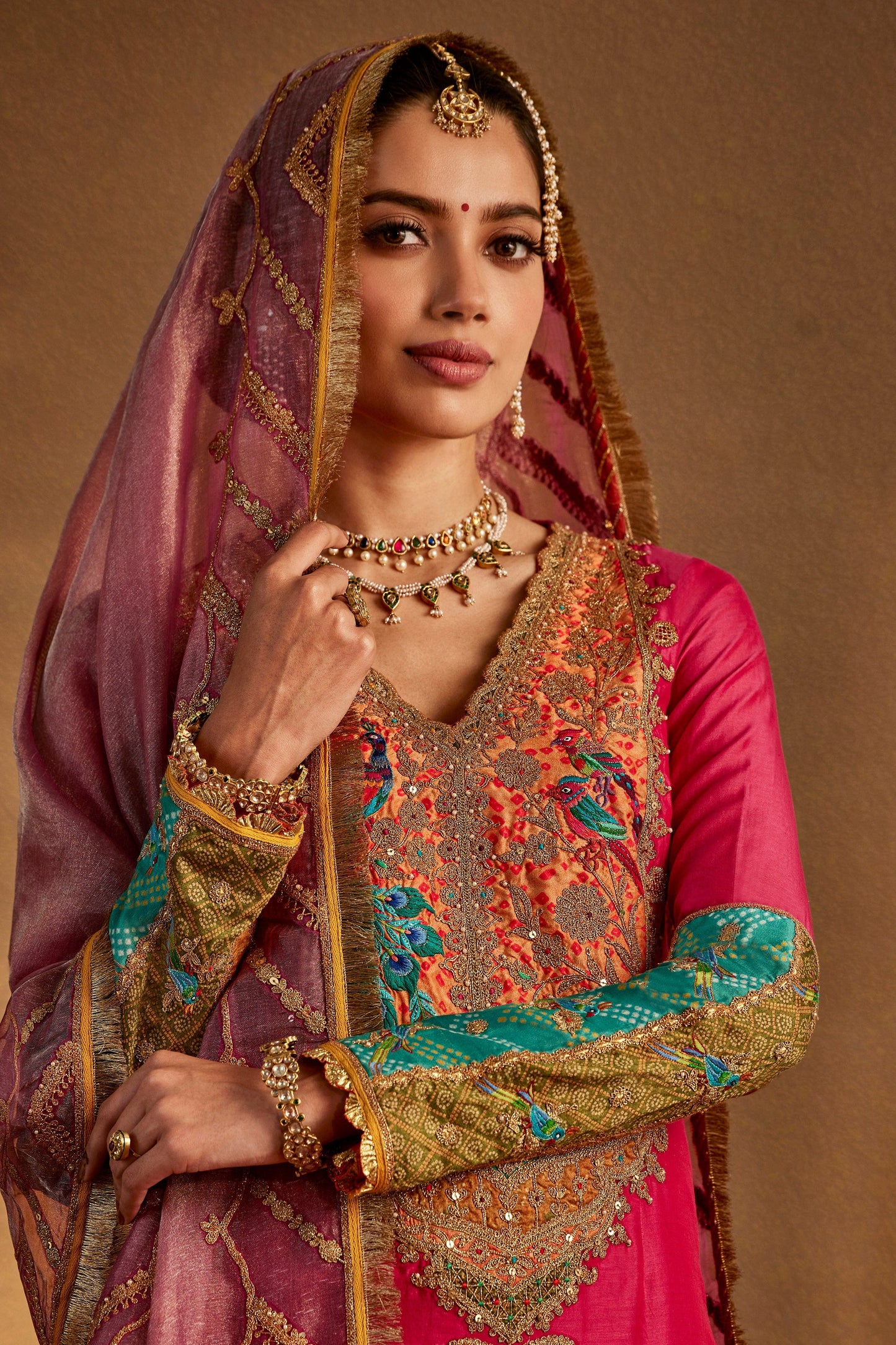 Rani Pink Sharara Set