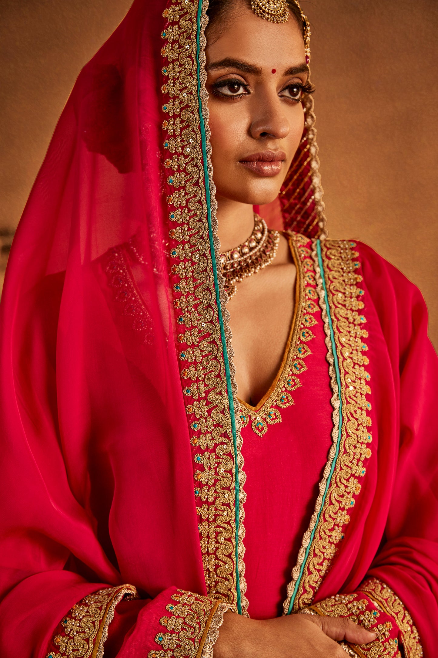 Rani Pink Kurta Set