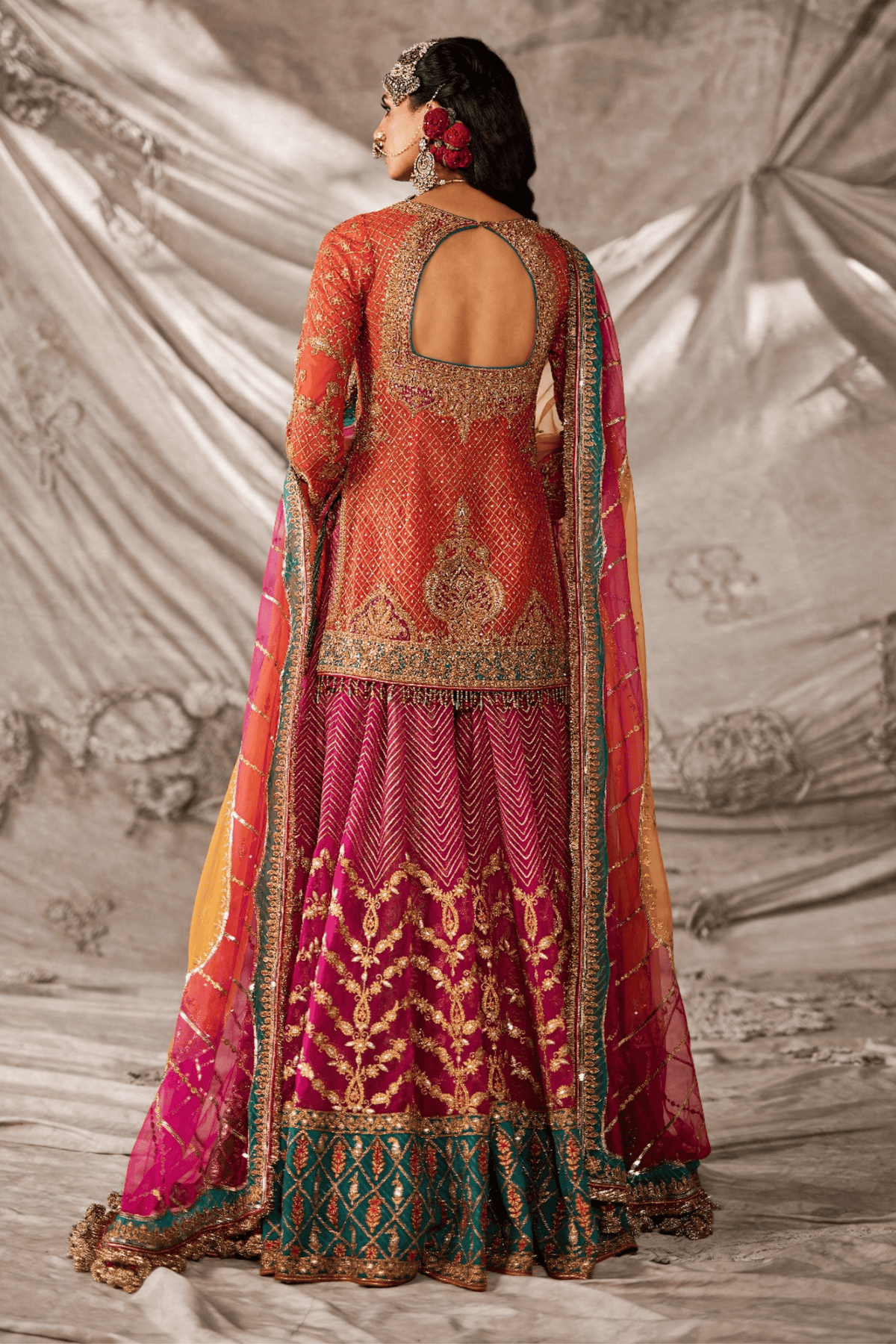 Orange Lehenga