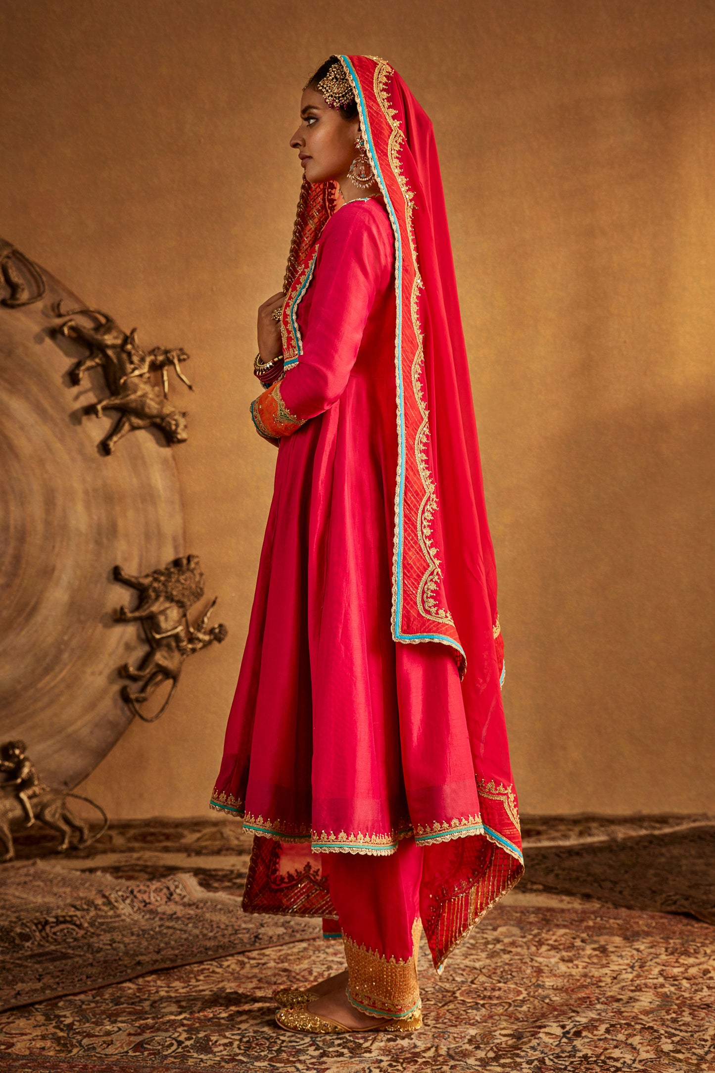 Rani Pink Kalidar Set