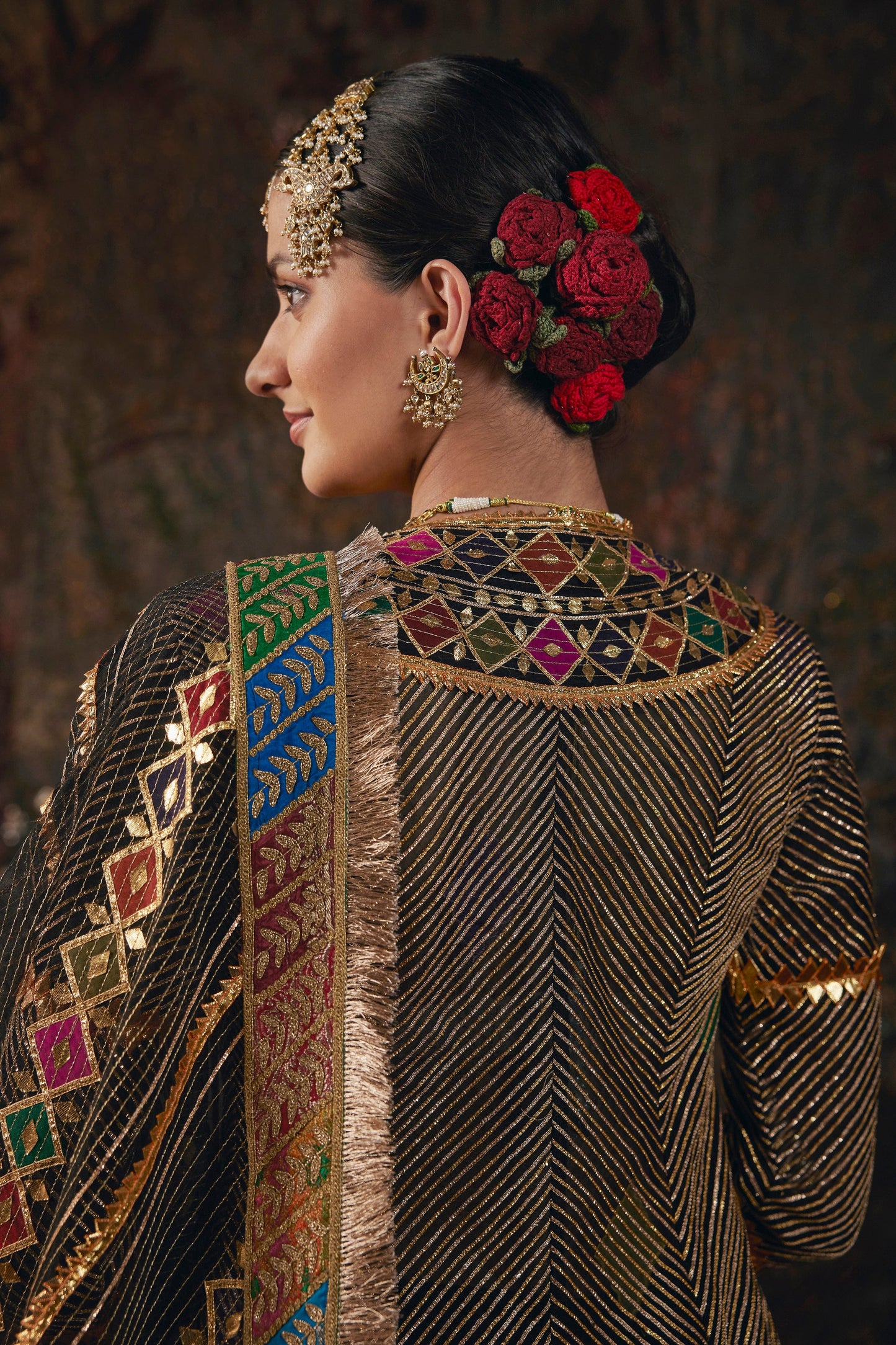 Inky Black Kurti-Sharara Set