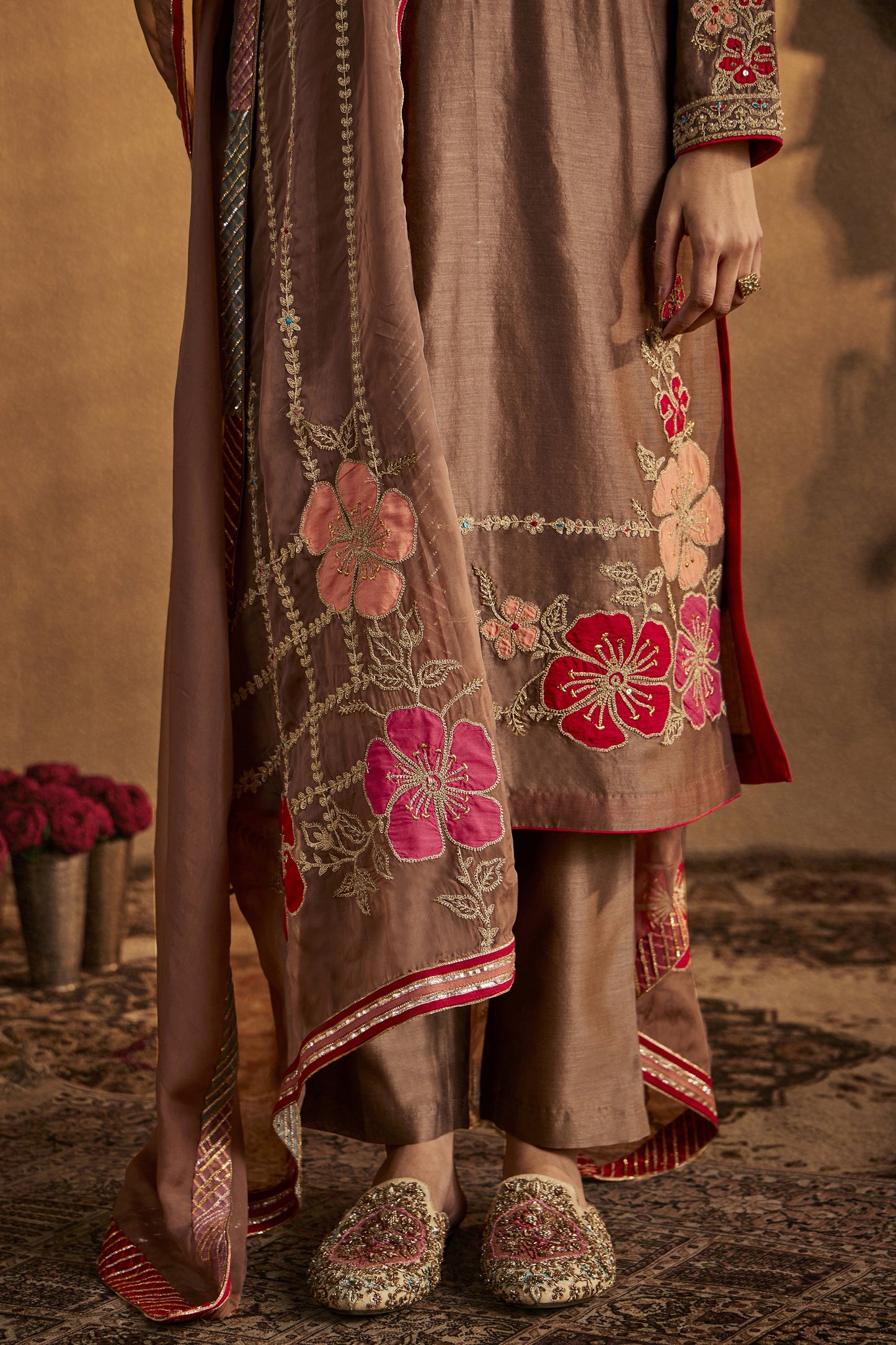 Burnt-Umber Kurta Set