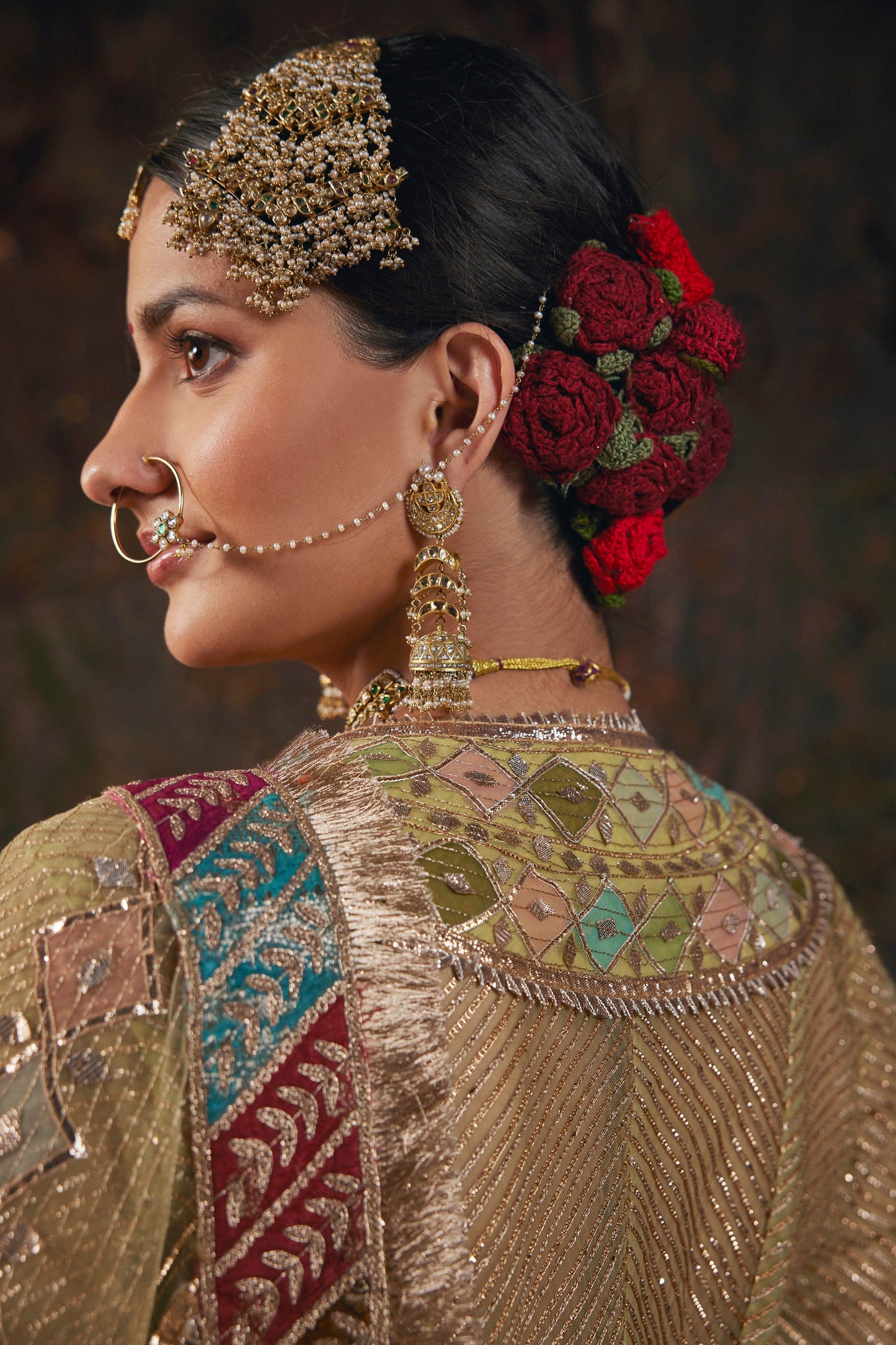 Frosted Pistachio Kurti-Sharara Set