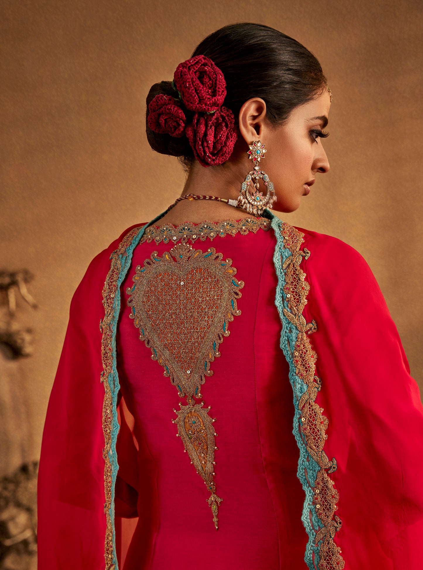 Rani Pink Kurta Set