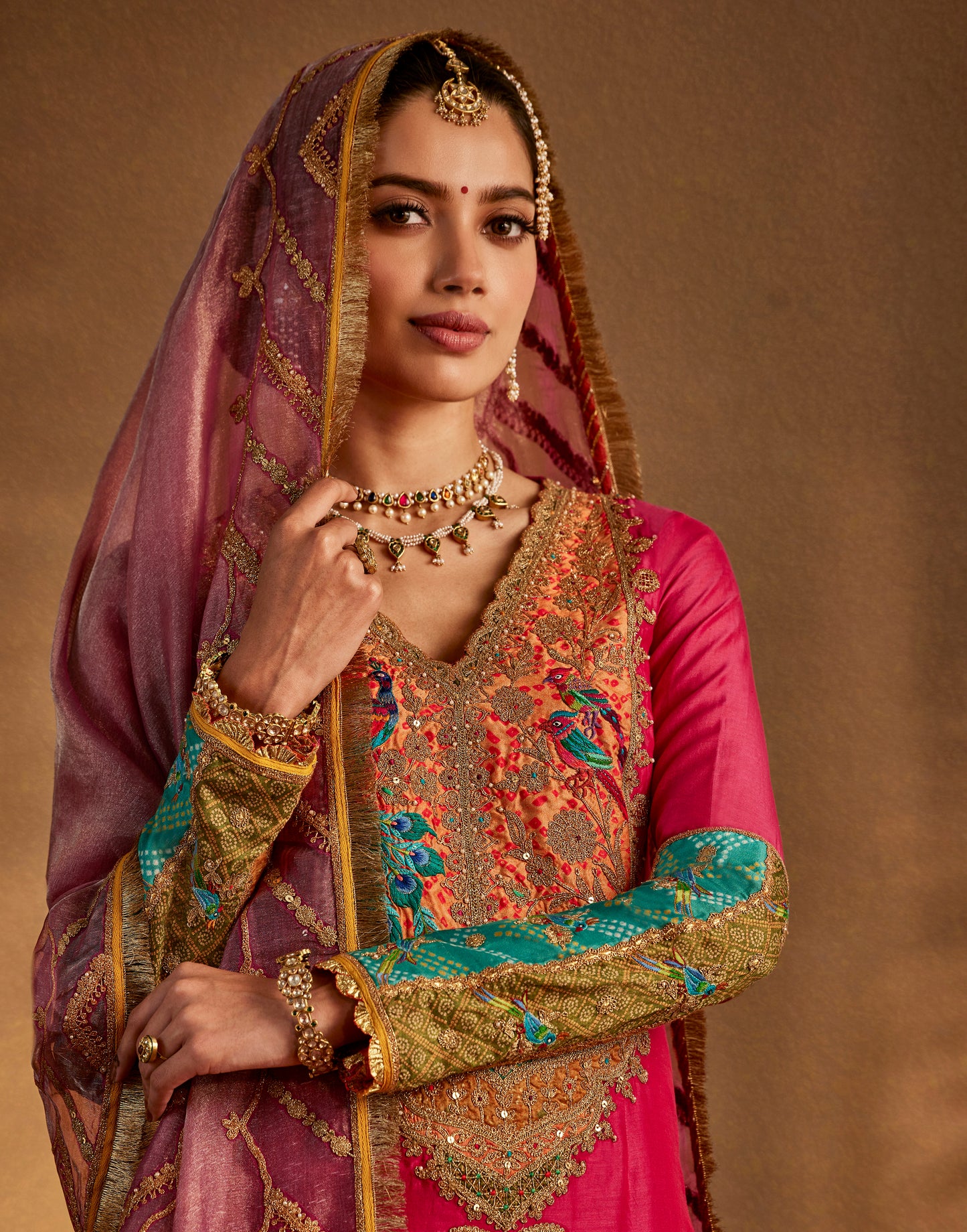 Rani Pink Sharara Set