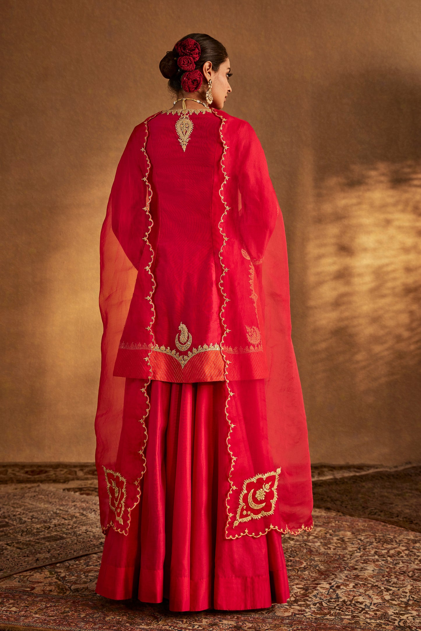 Rani Pink Sharara Set