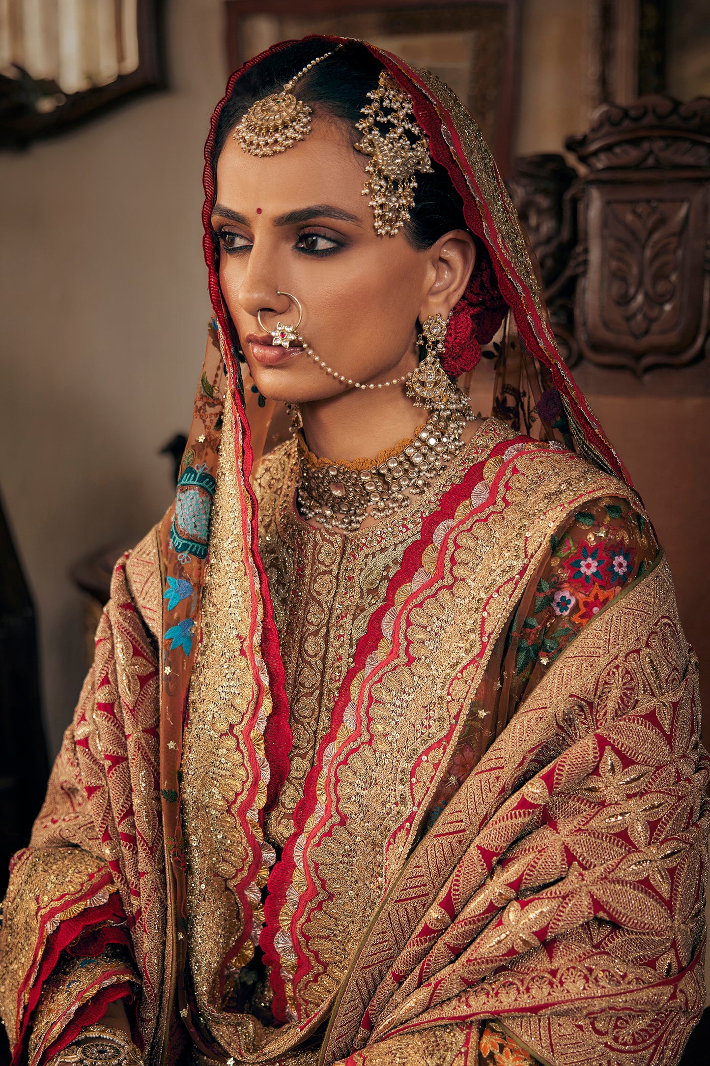 Earthy Cinnamon Sharara Set