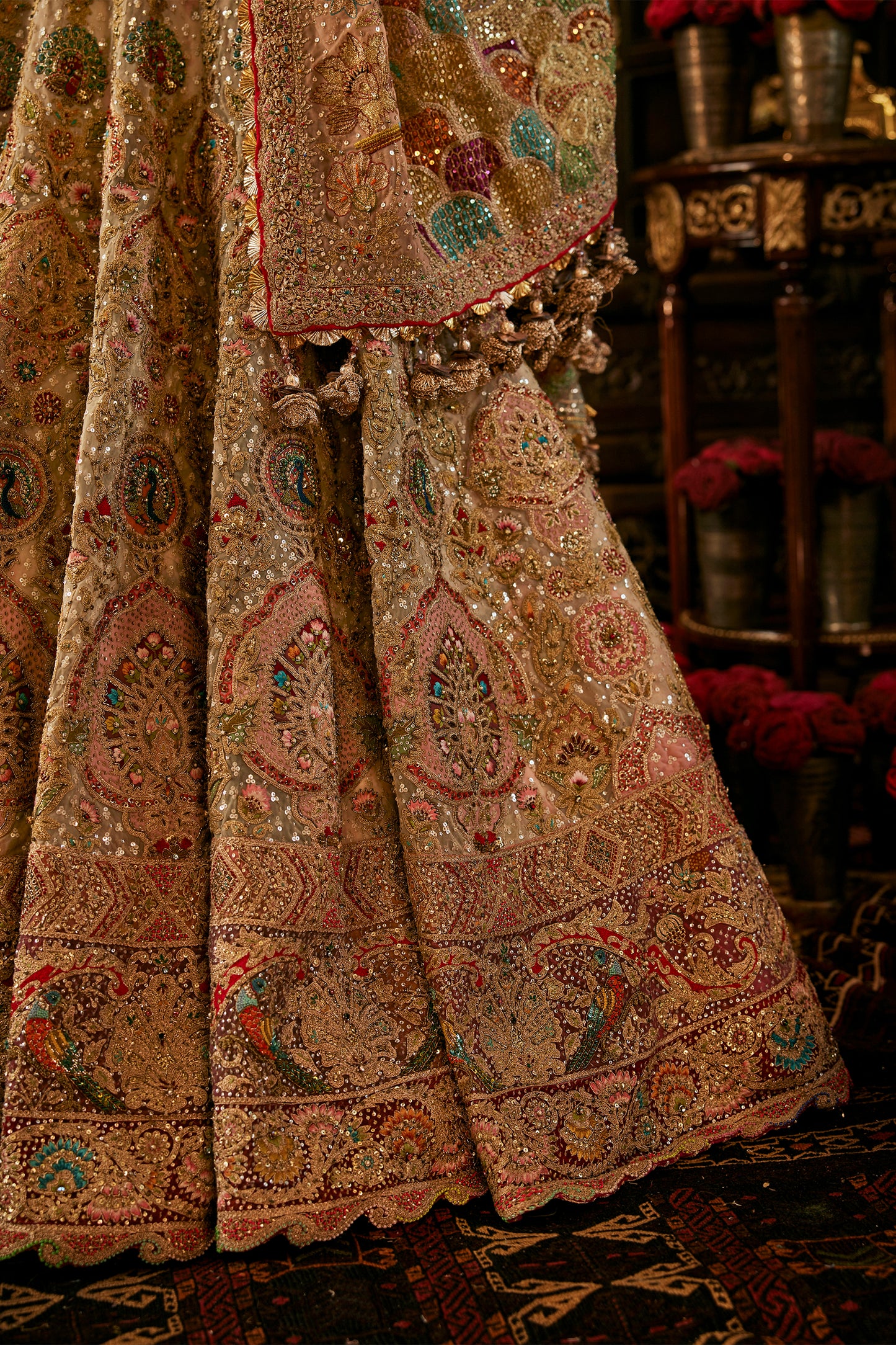 Ivory Mahal Lehenga