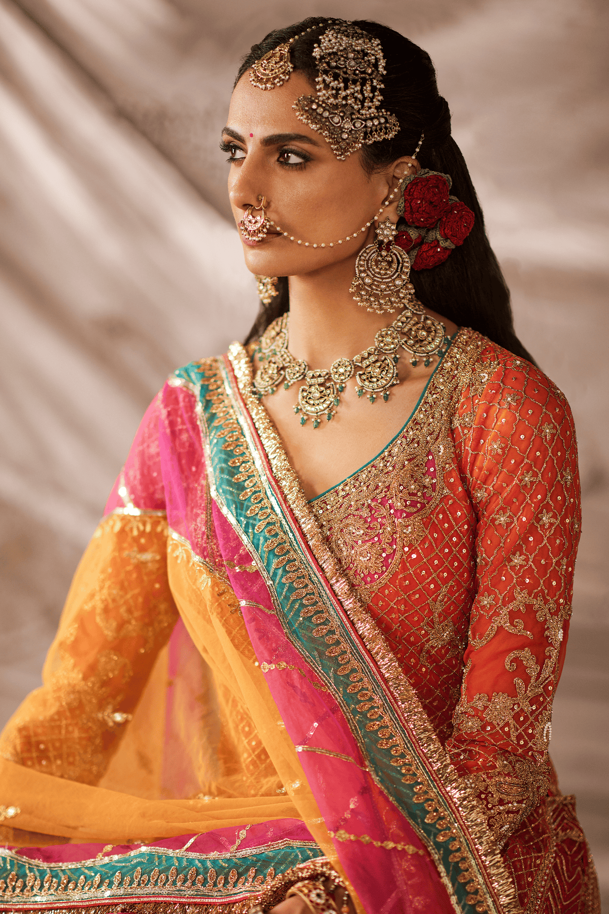Orange Lehenga