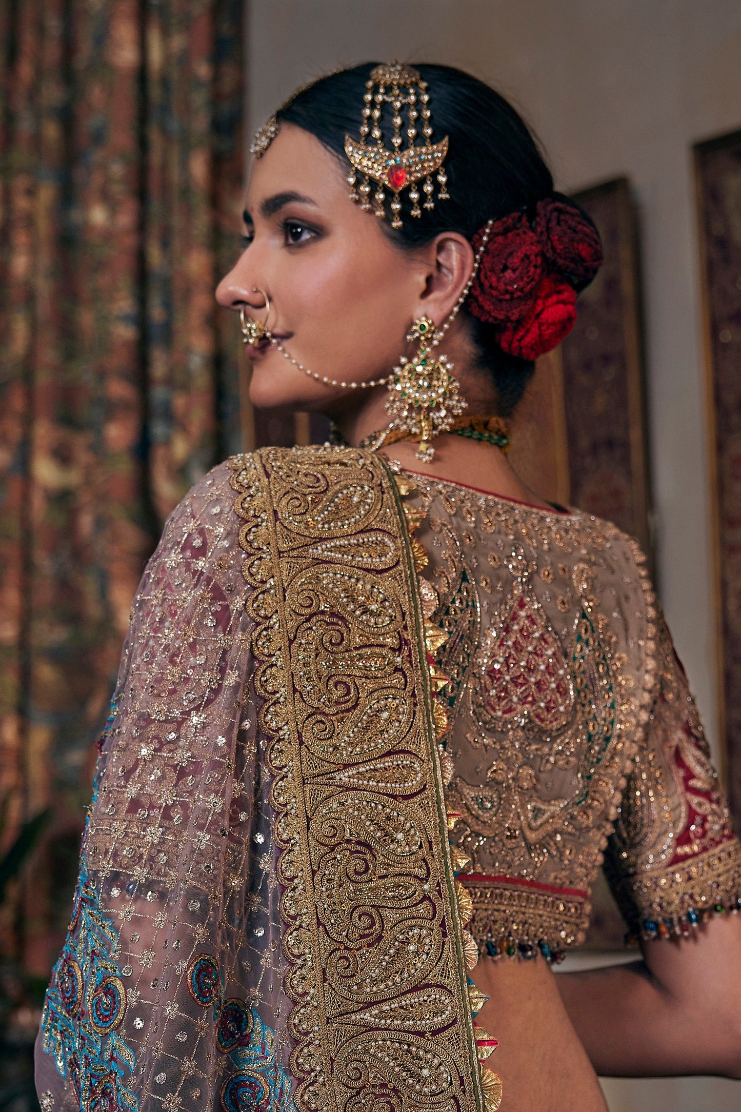 Ethereal Earthy Toned Multi-Hued Lehenga