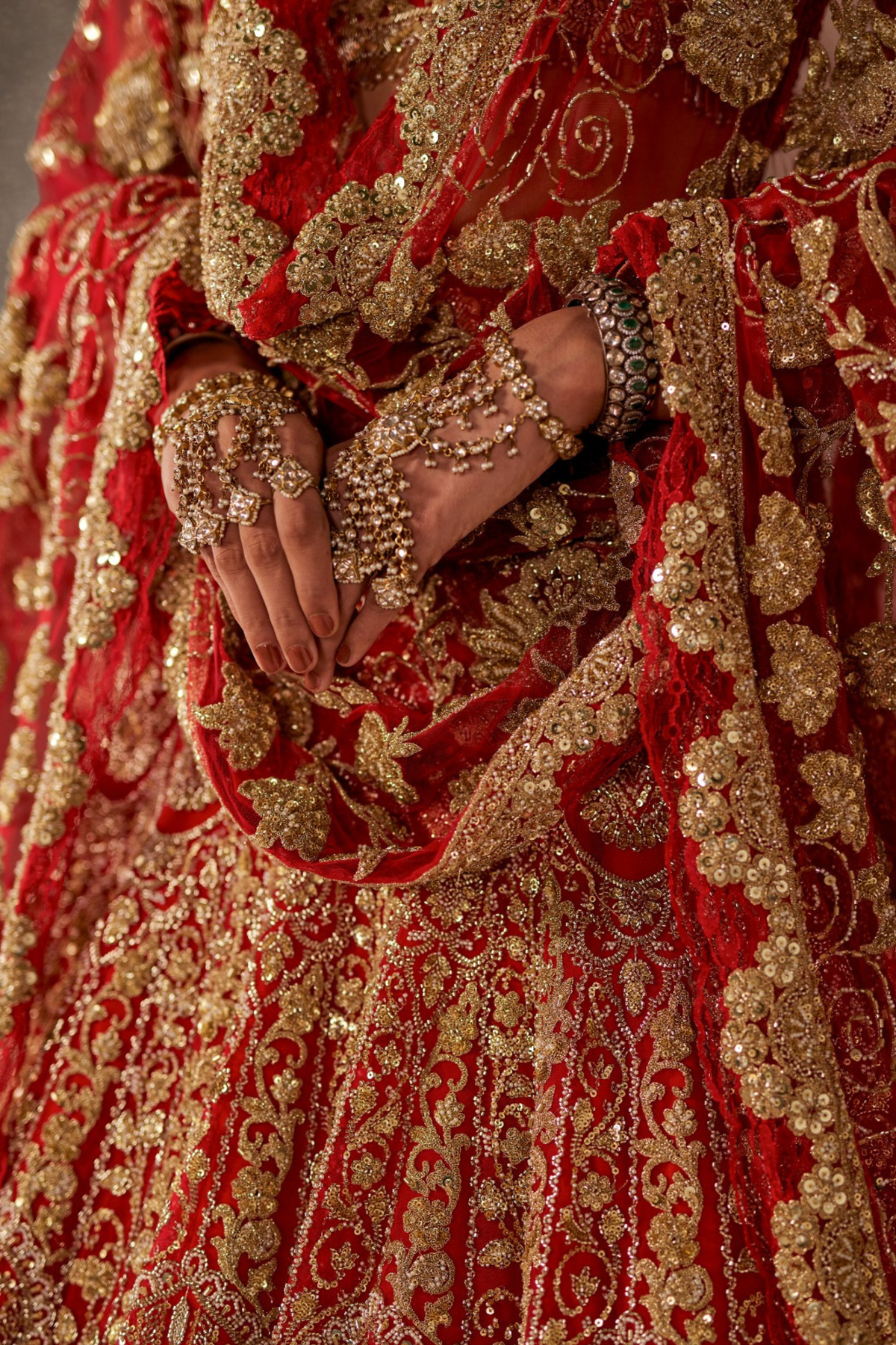 Scarlet Red Lehenga