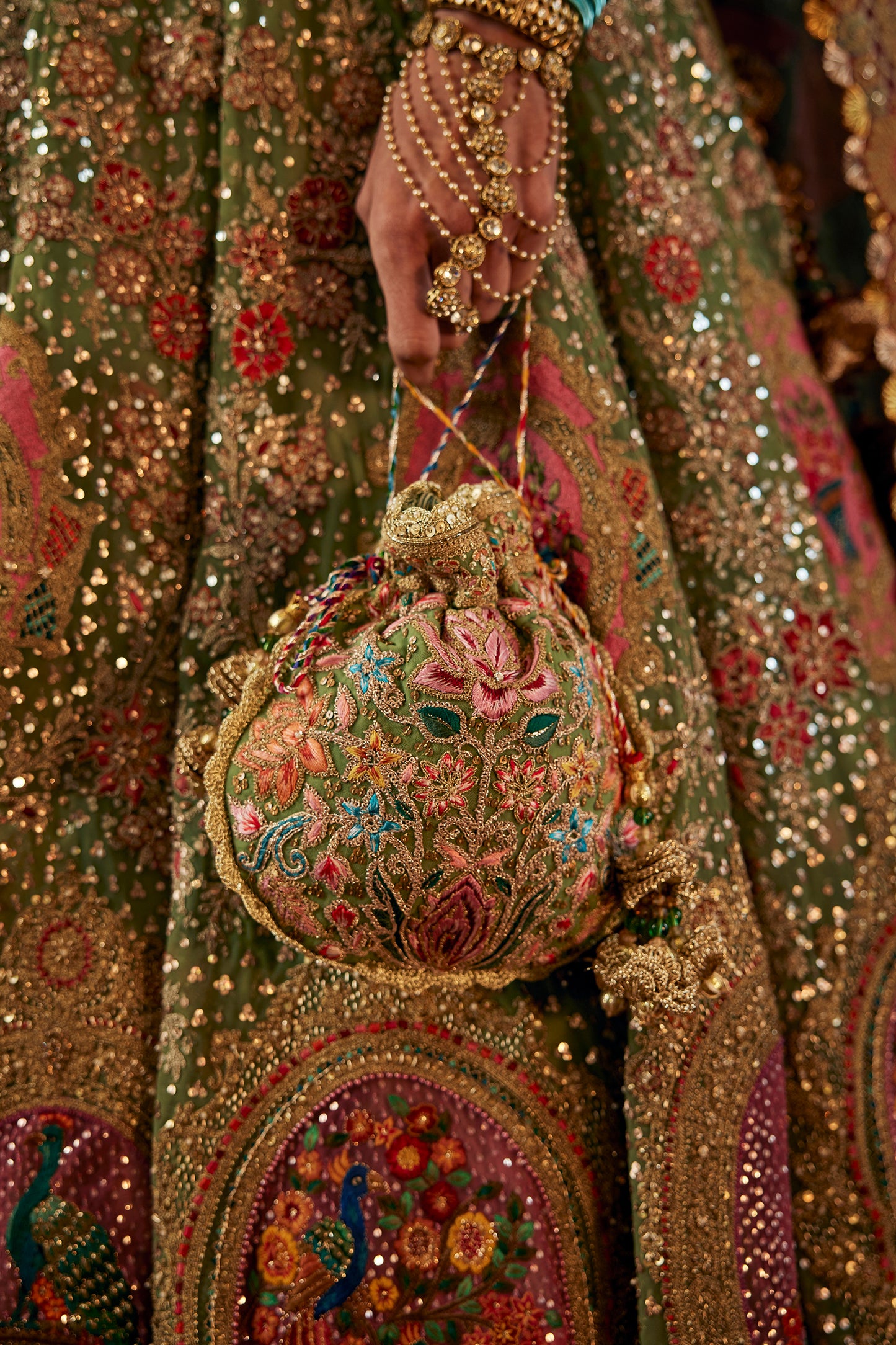 Occidental Seafoam Lehenga
