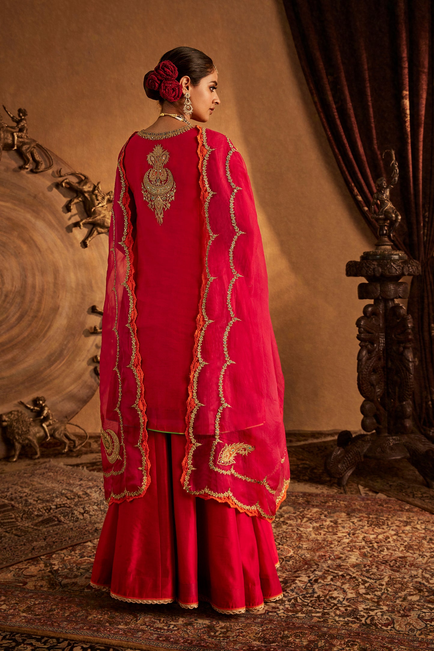 Rani Pink Sharara Set