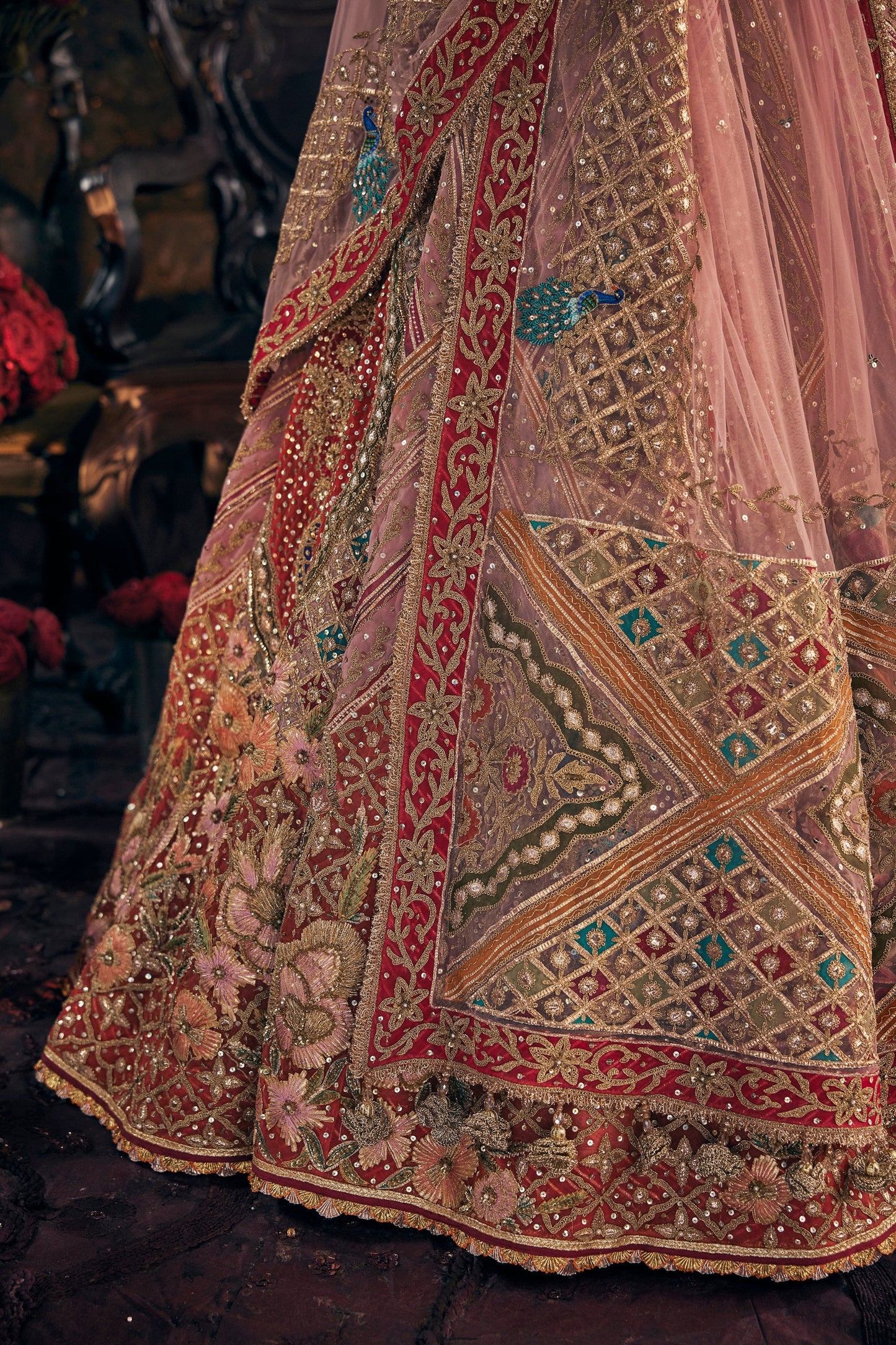 A Blush Pink Lehenga