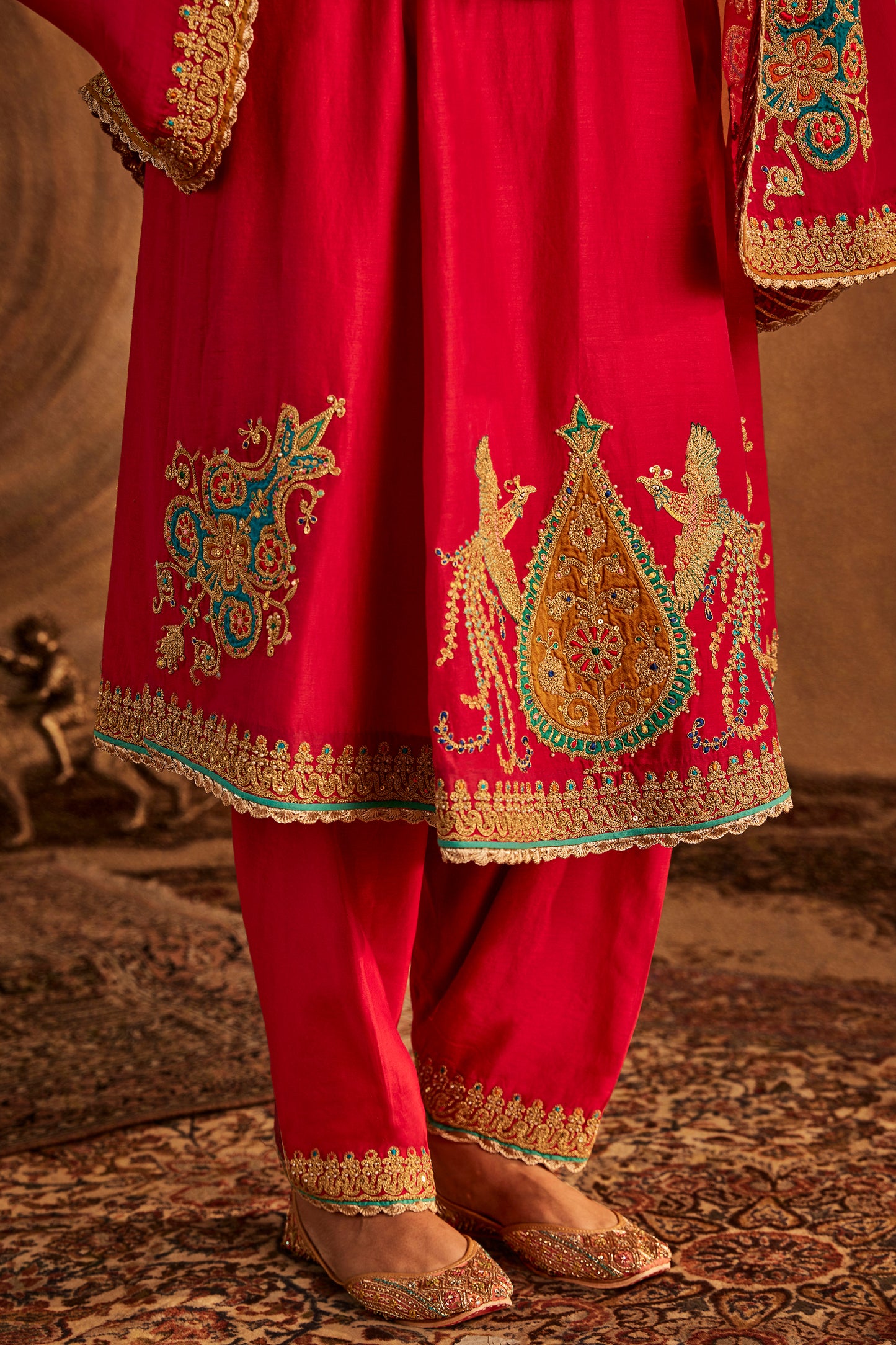 Rani Pink Kurta Set