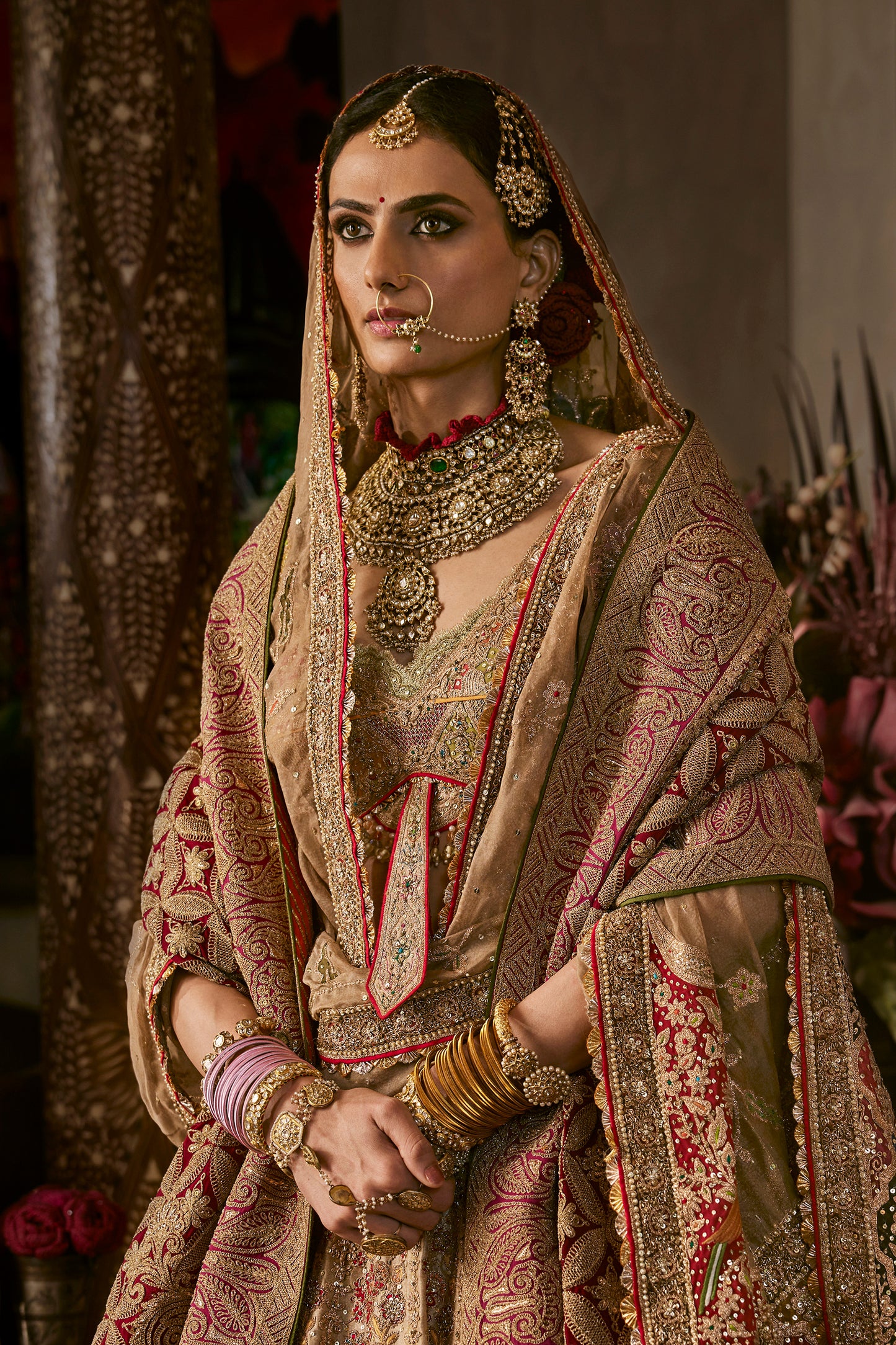 Earthy Gold Lehenga