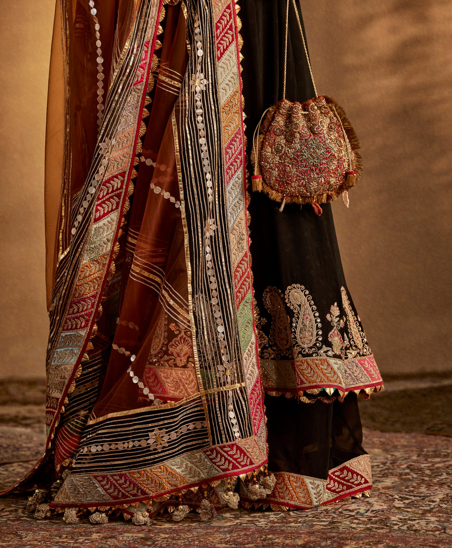 Inky Kurta-Sharara Set