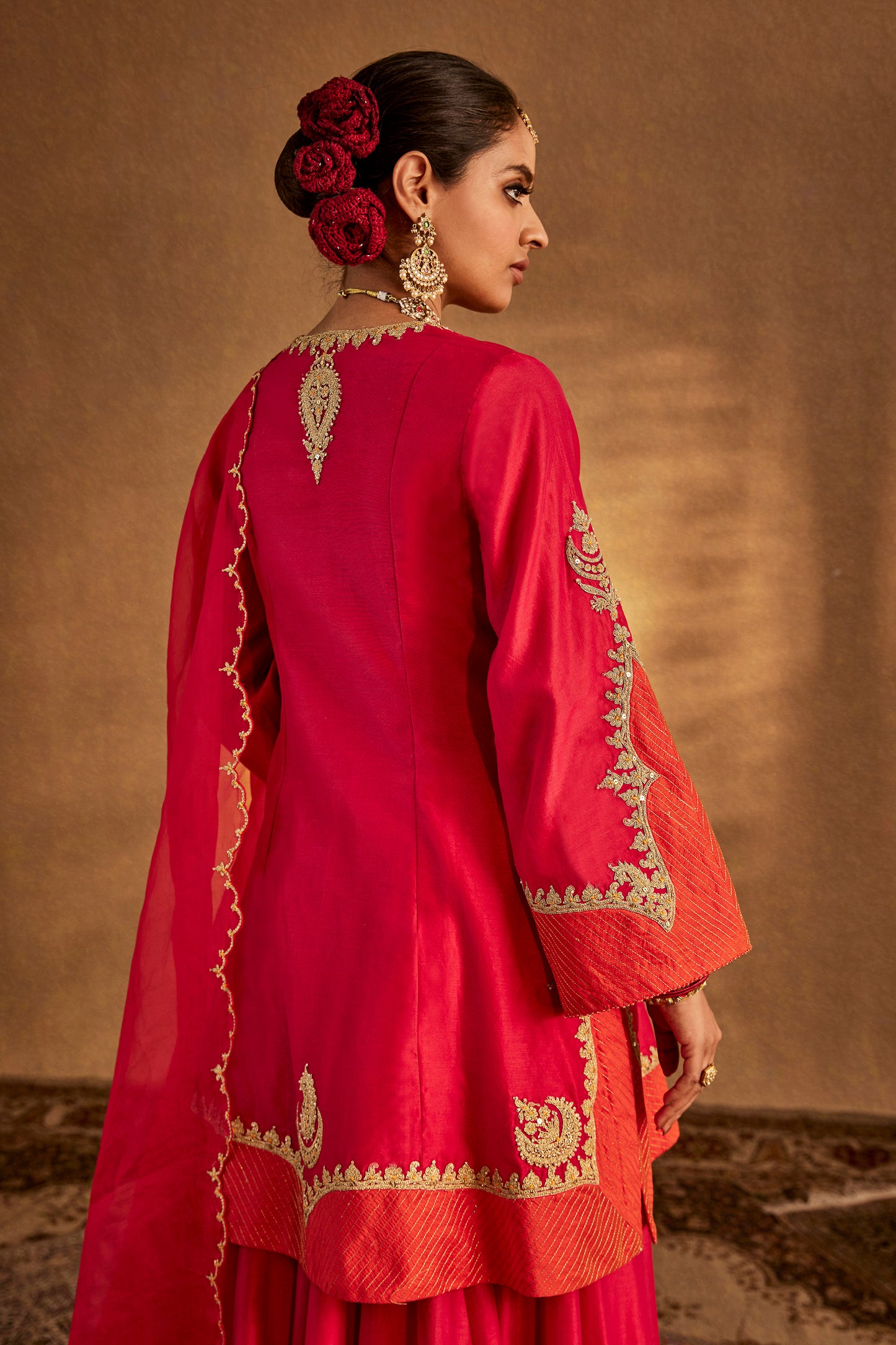 Rani Pink Sharara Set