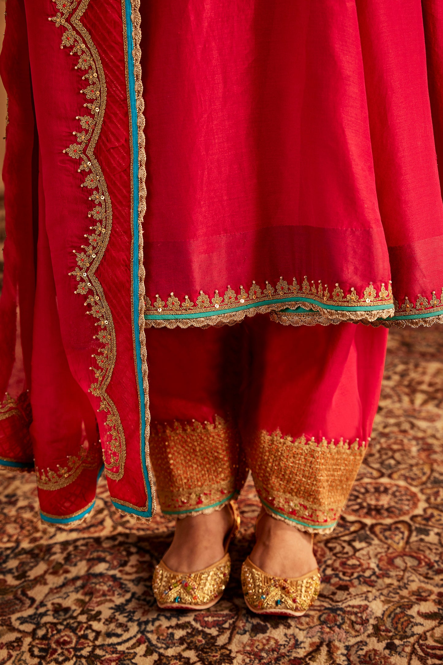 Rani Pink Kalidar Set