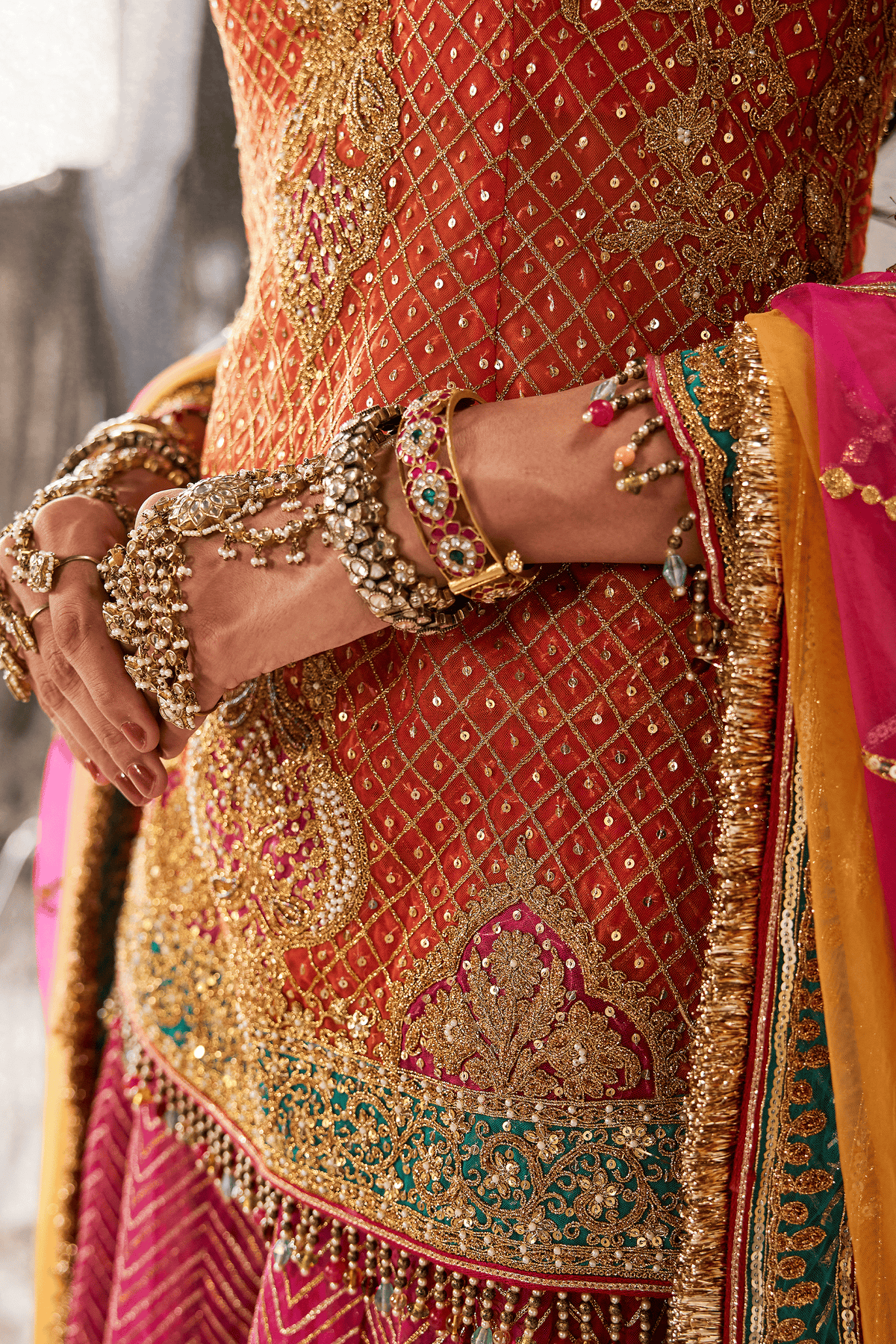 Orange Lehenga