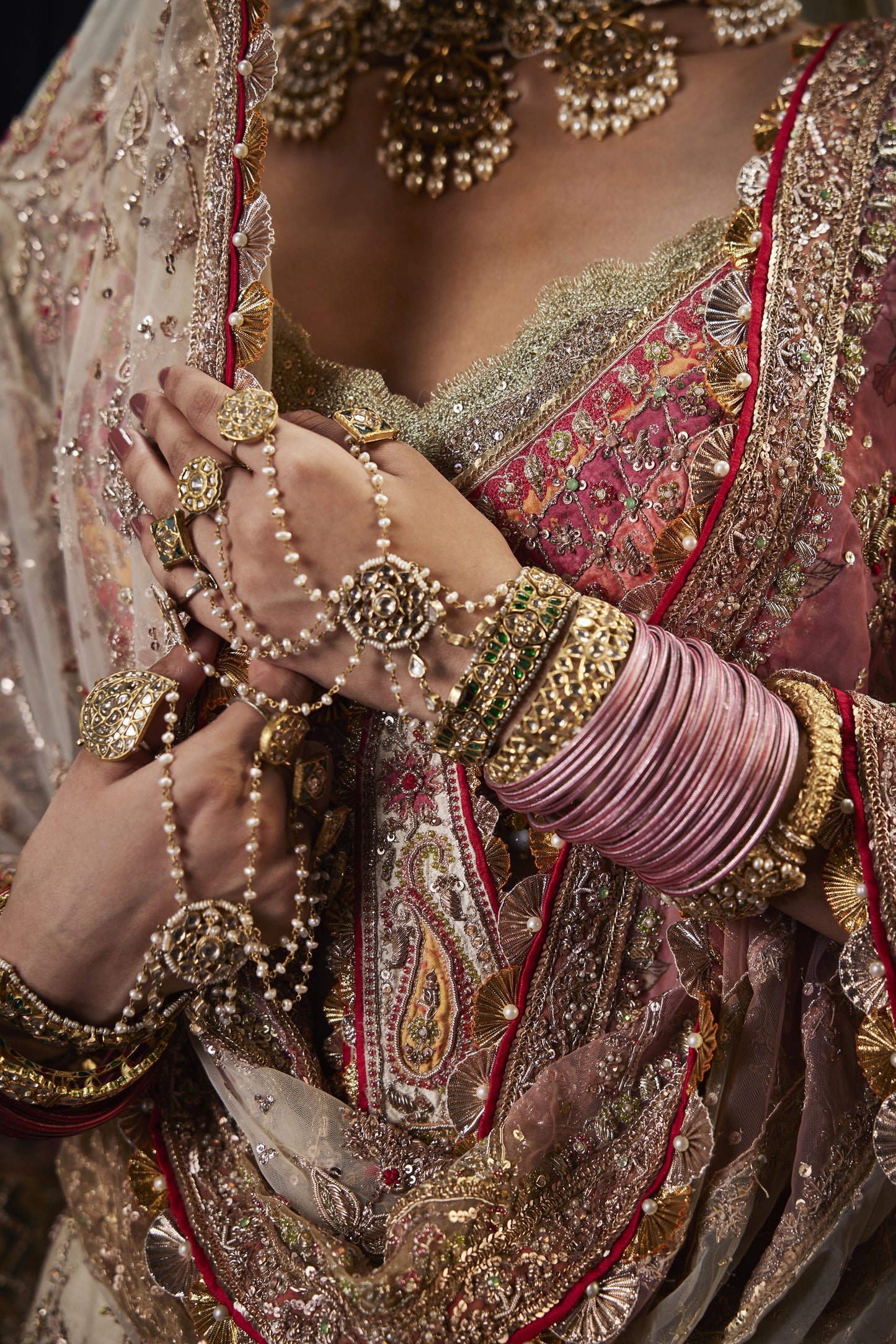 Ivory Silk Lehenga