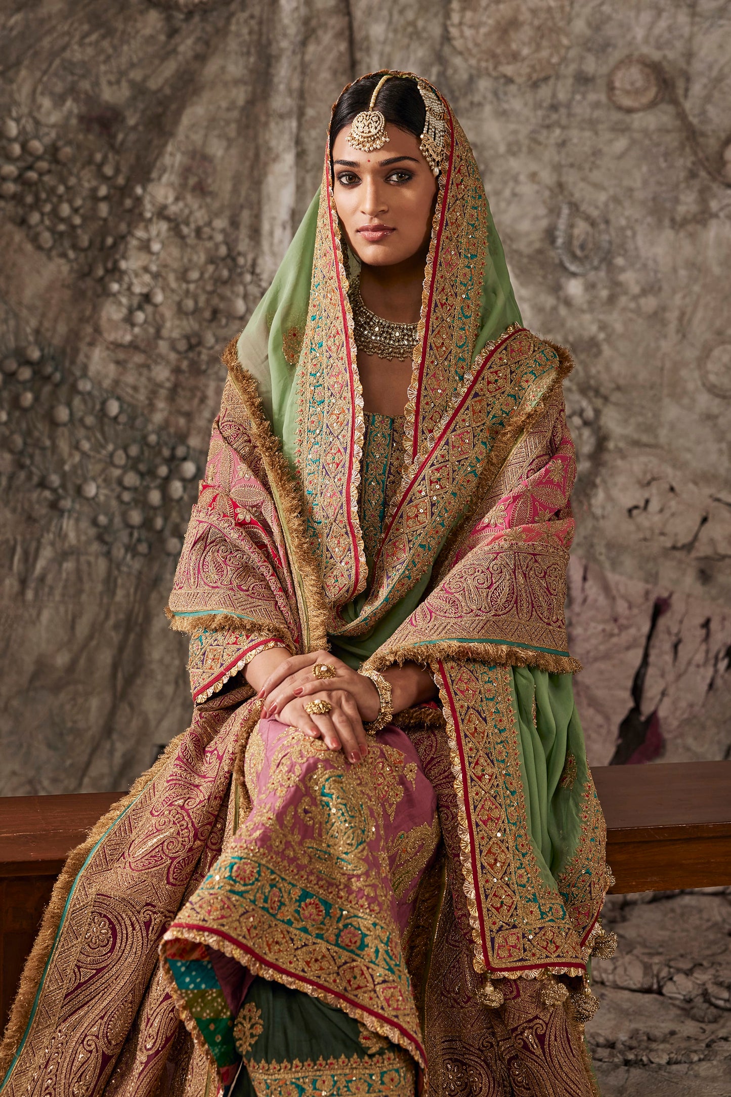 Earthy Pink Embroidered Kurta Set