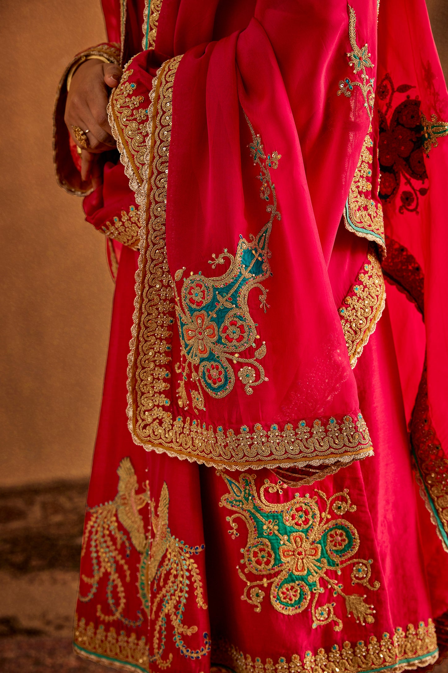 Rani Pink Kurta Set