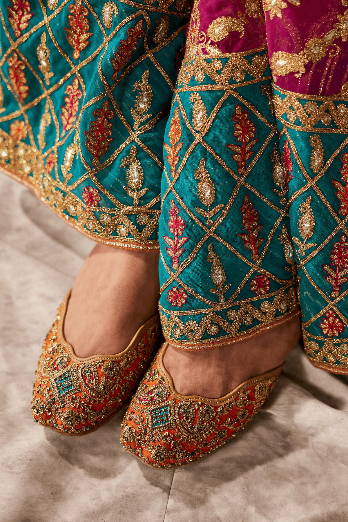 Orange Lehenga
