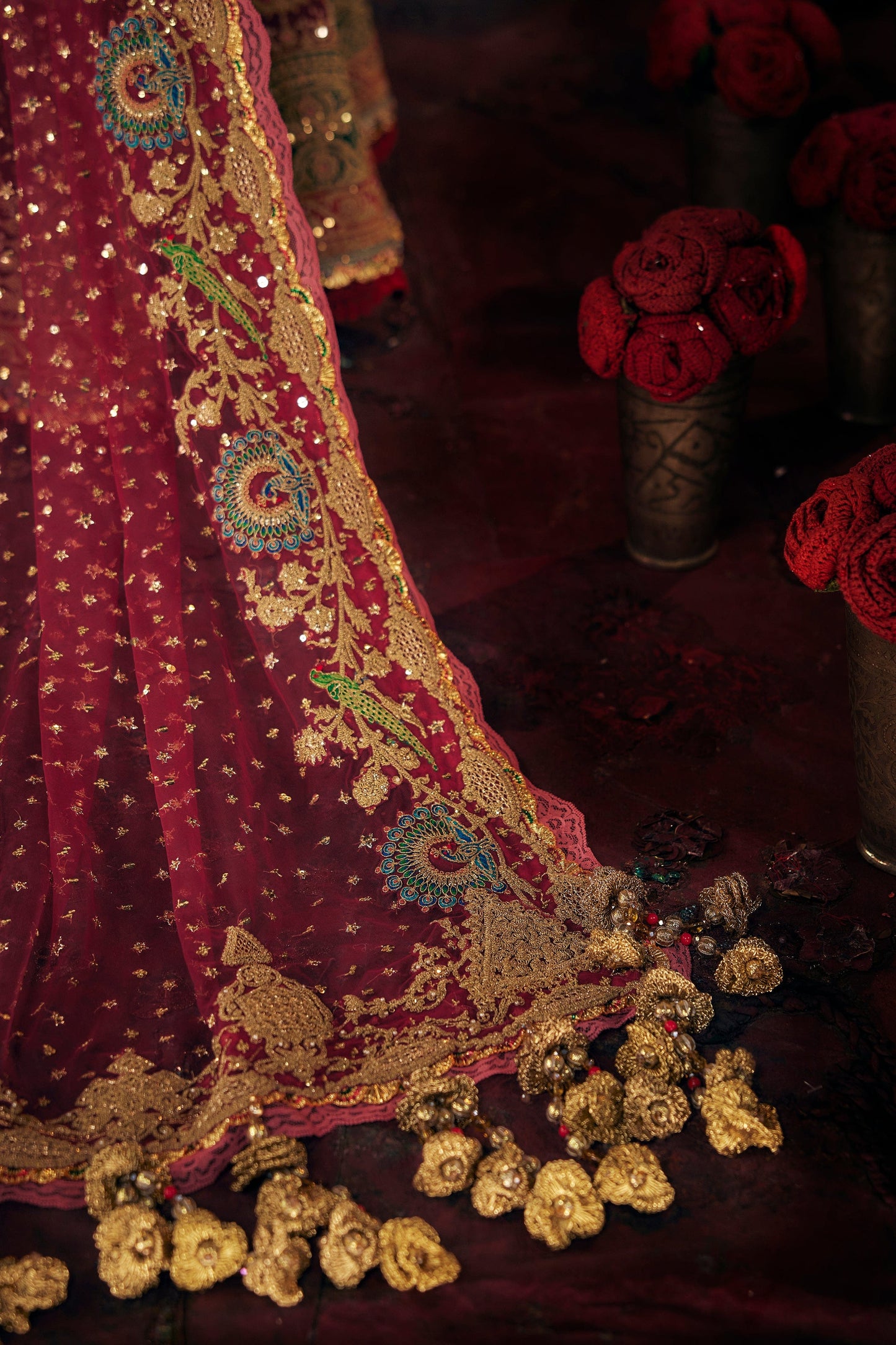 Ruby Pink Kurti-Sharara Set