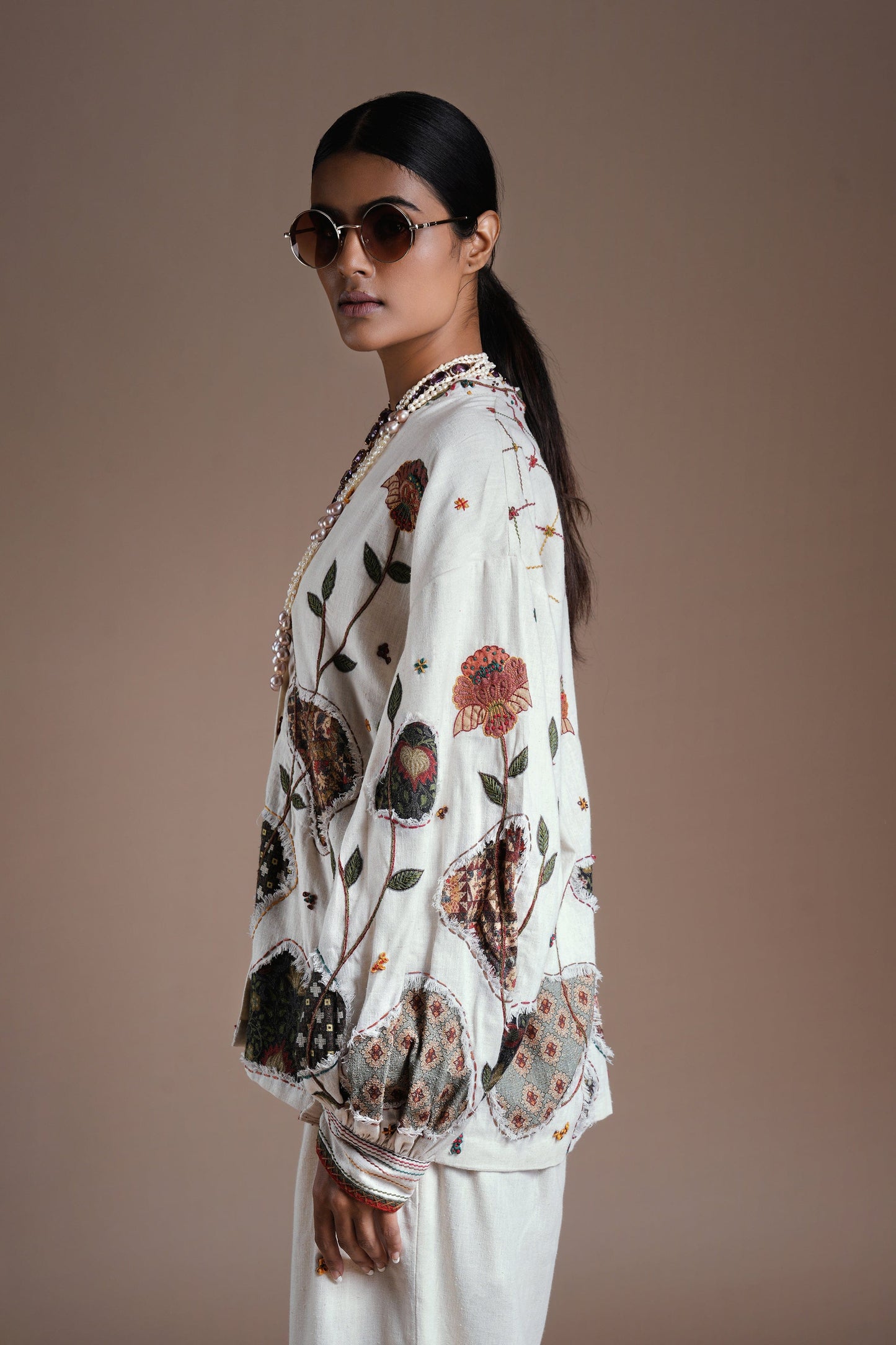 Mist Ivory Blossom Co-Ord Set