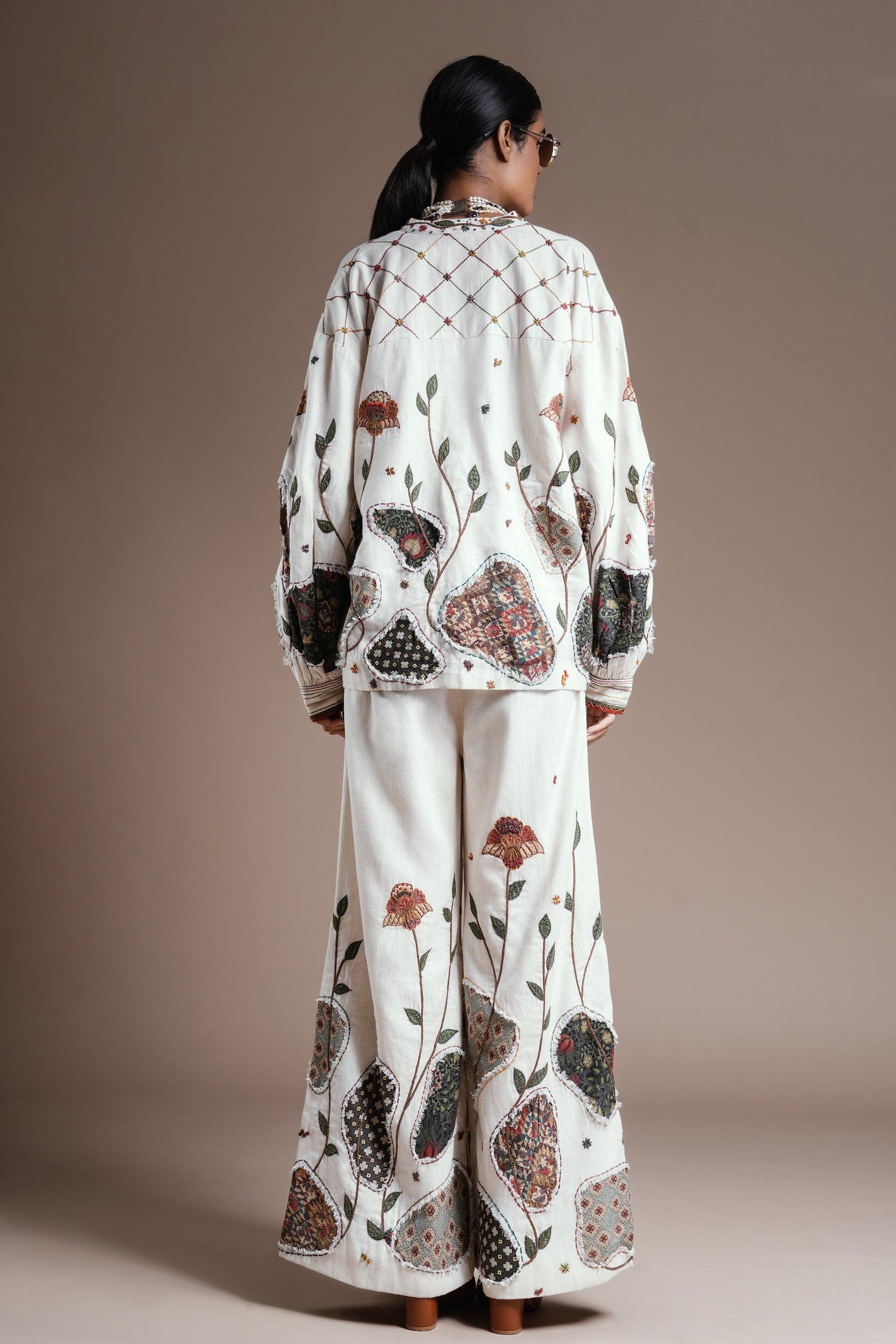 Mist Ivory Blossom Co-Ord Set