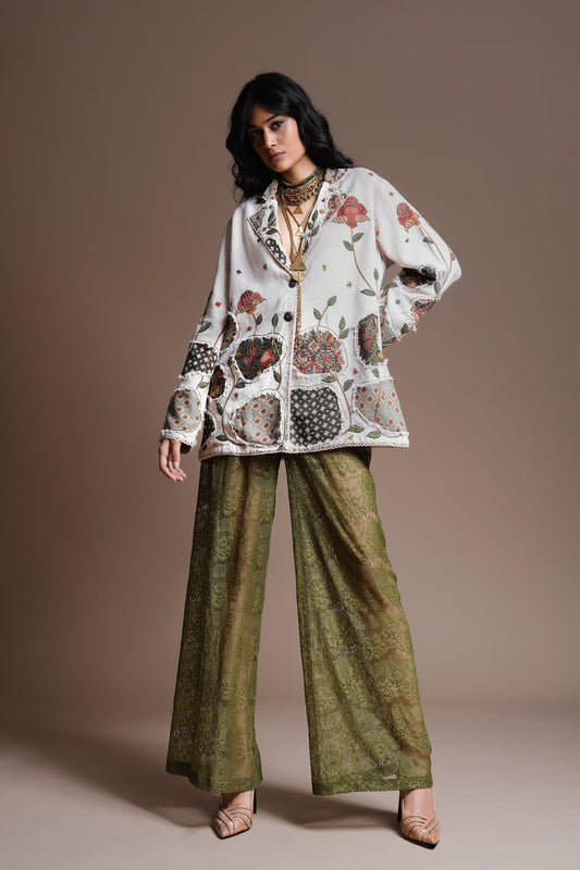 Mist Ivory Blossom Jacket