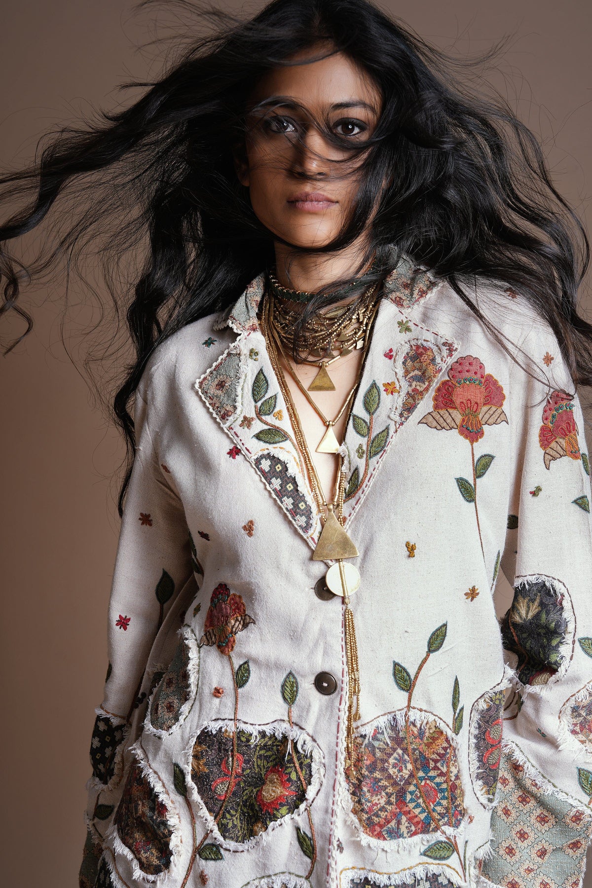 Mist Ivory Blossom Jacket