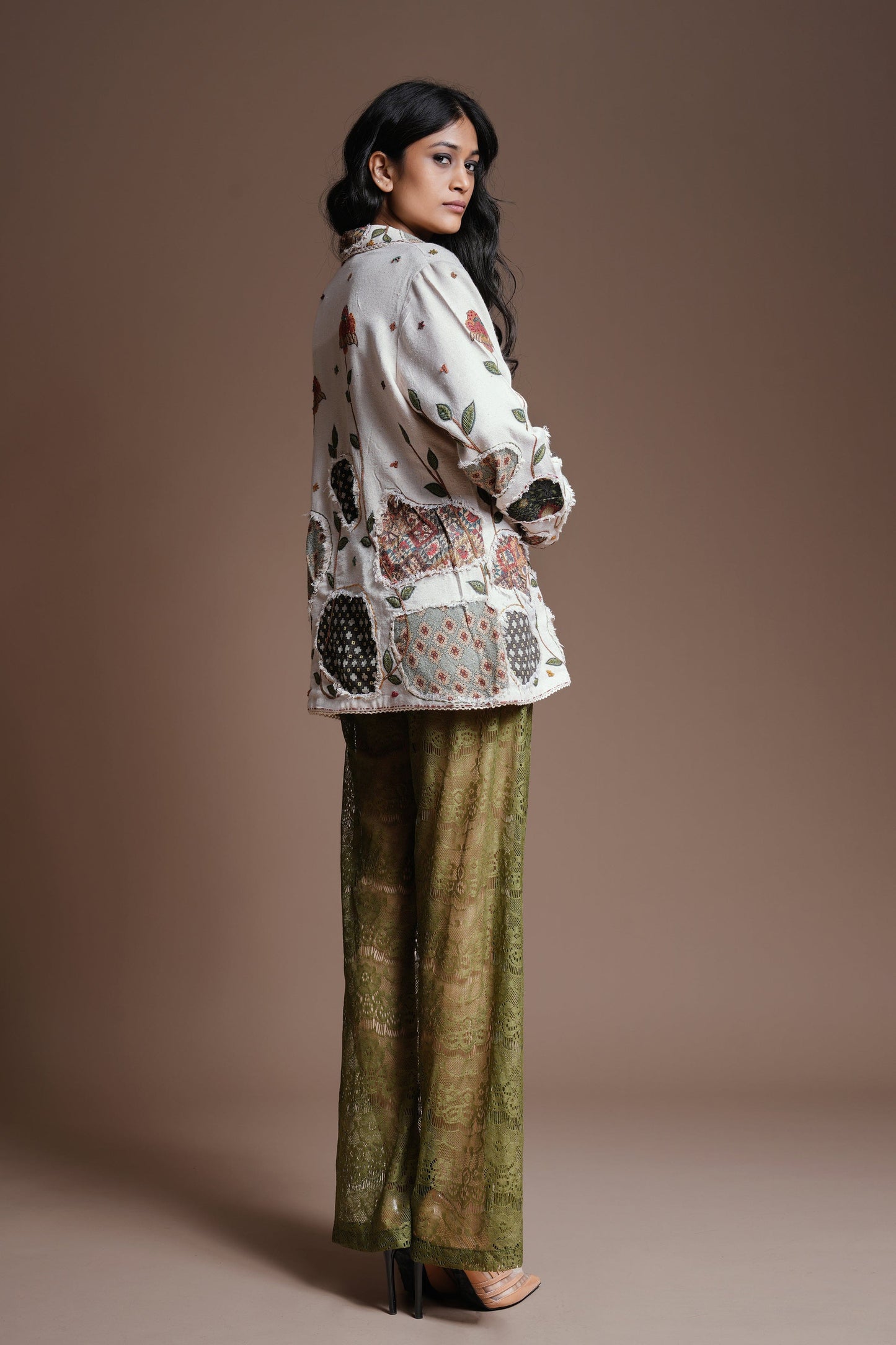 Mist Ivory Blossom Jacket