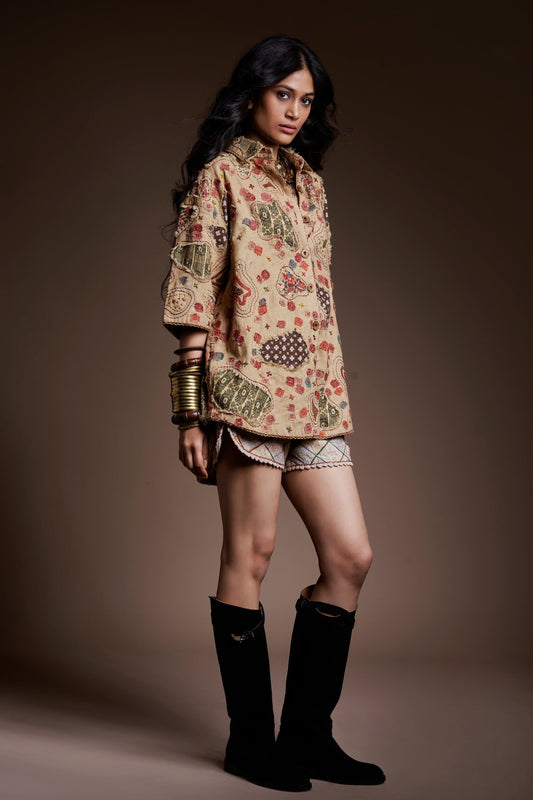 Mustered Wanderer Patch Scape Sacket