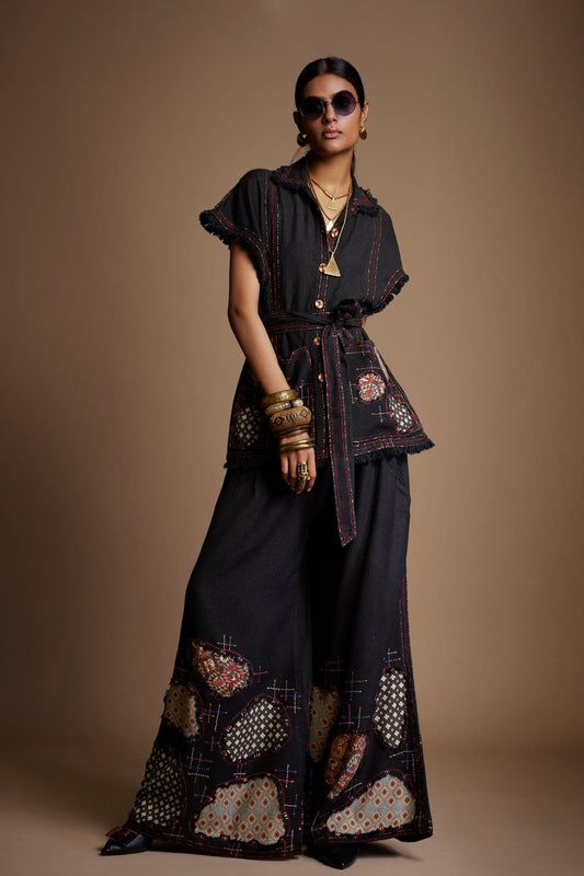 Black Artisan Co-Ord Set