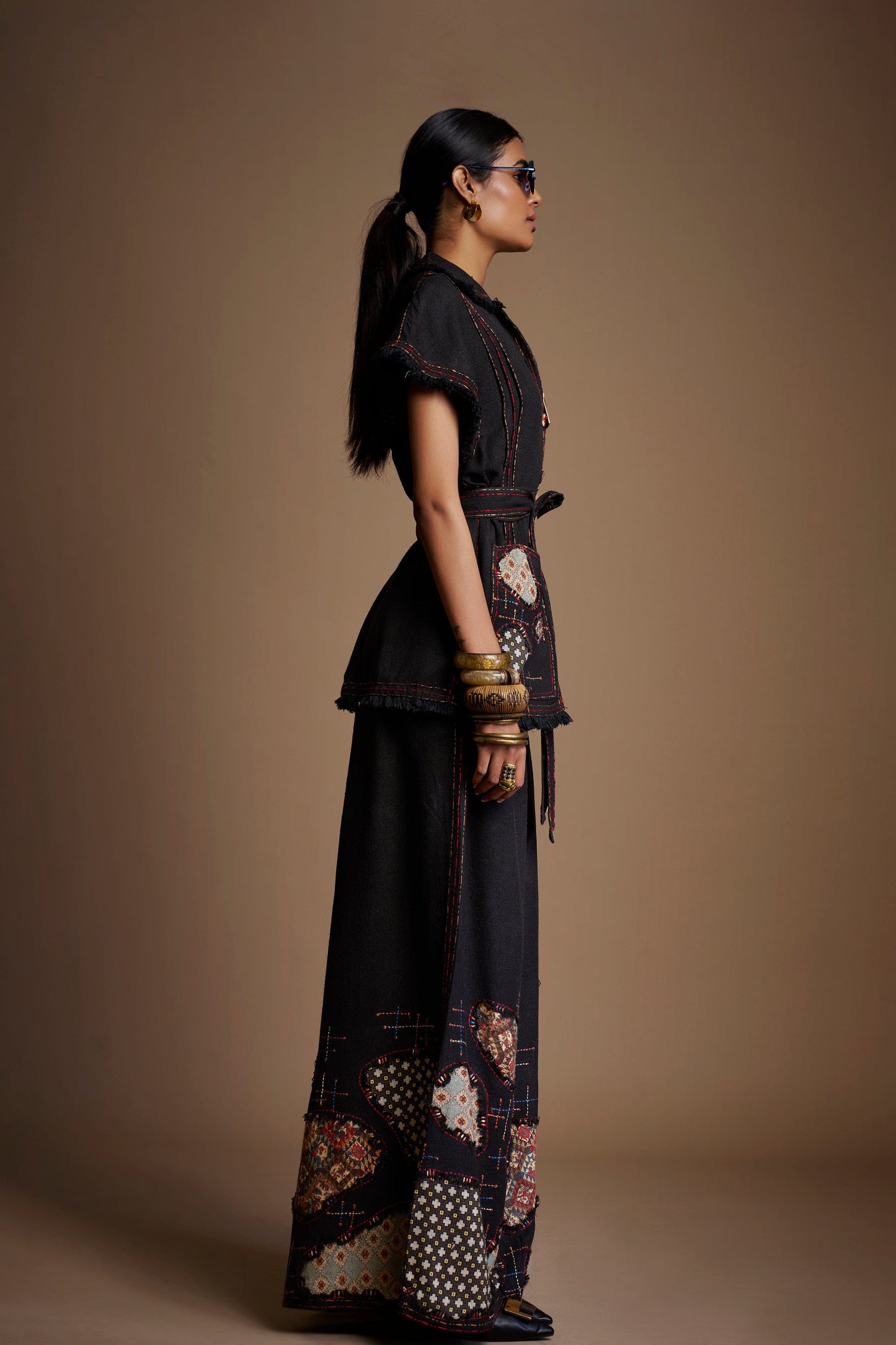 Black Artisan Co-Ord Set