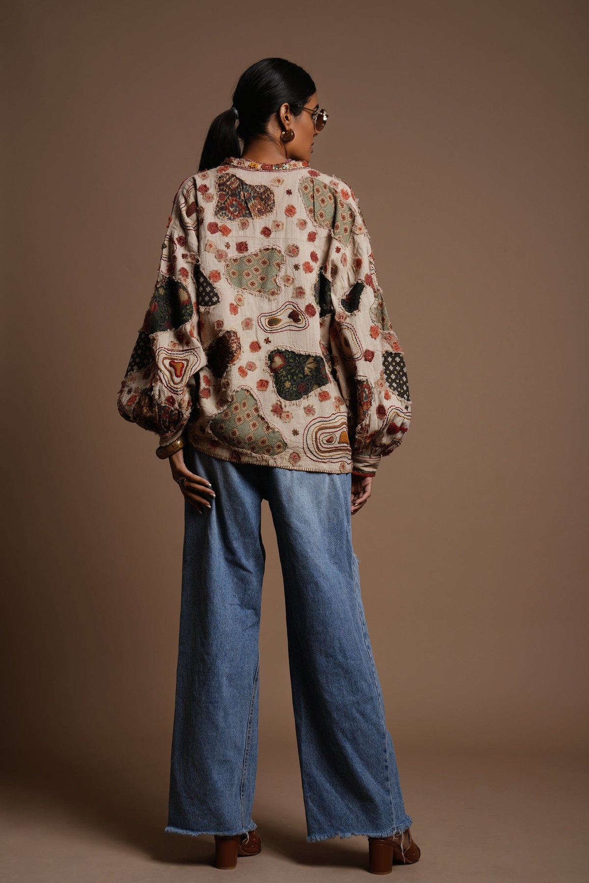 Ivory Wanderer Patchscape Shirt