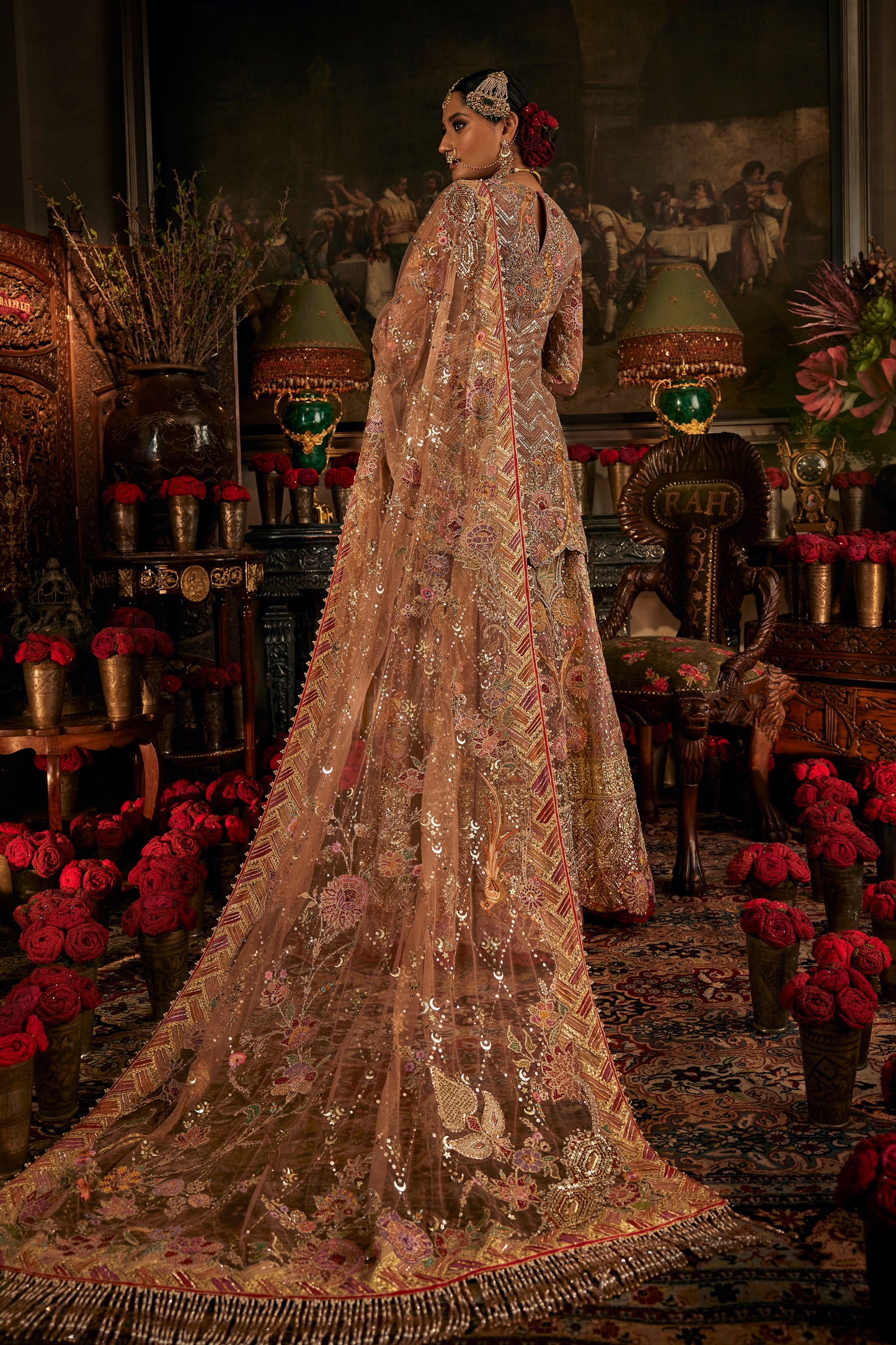Earthy Blush Pink Sharara