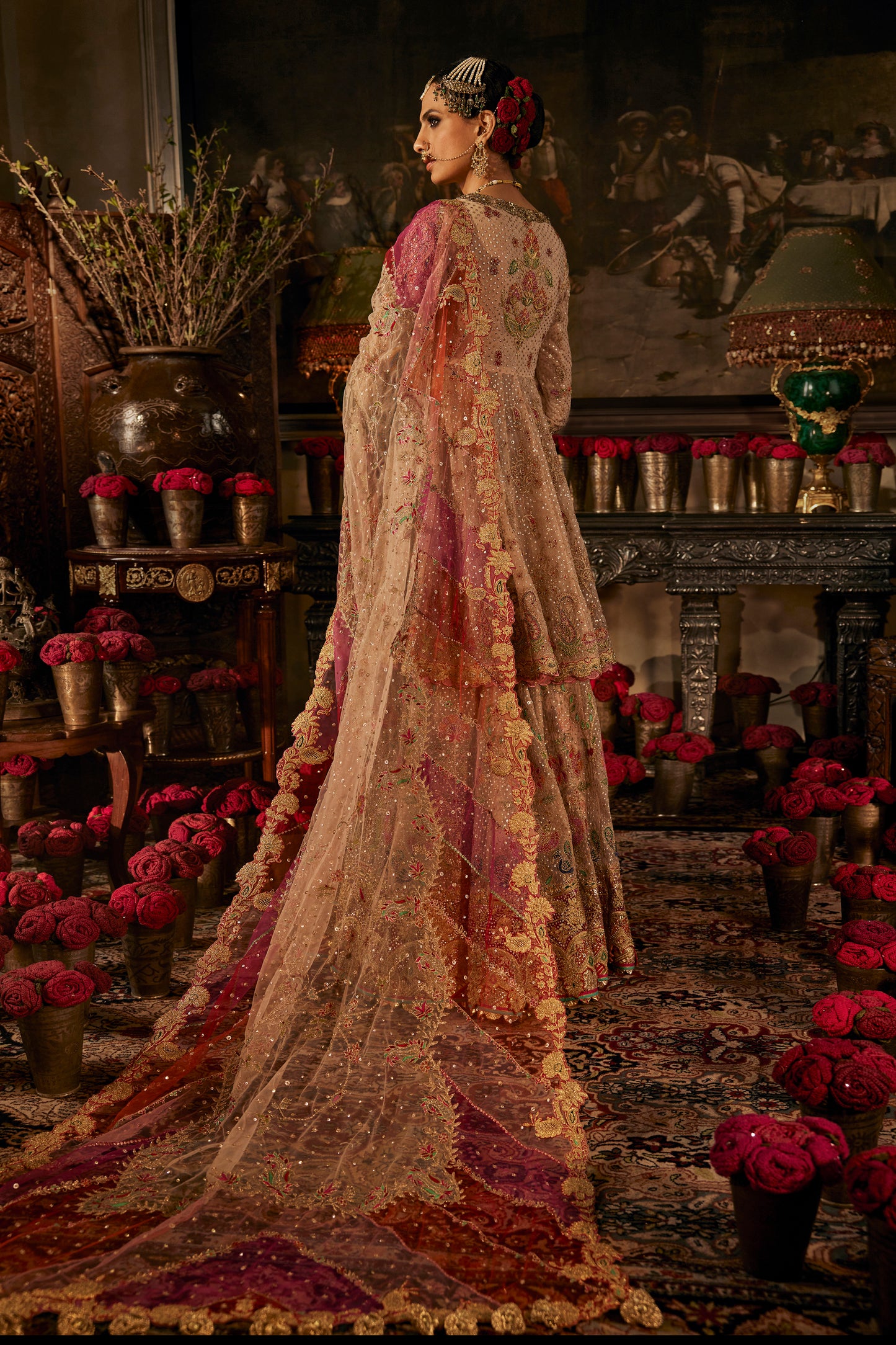 Pale Pink Kalidar Sharara