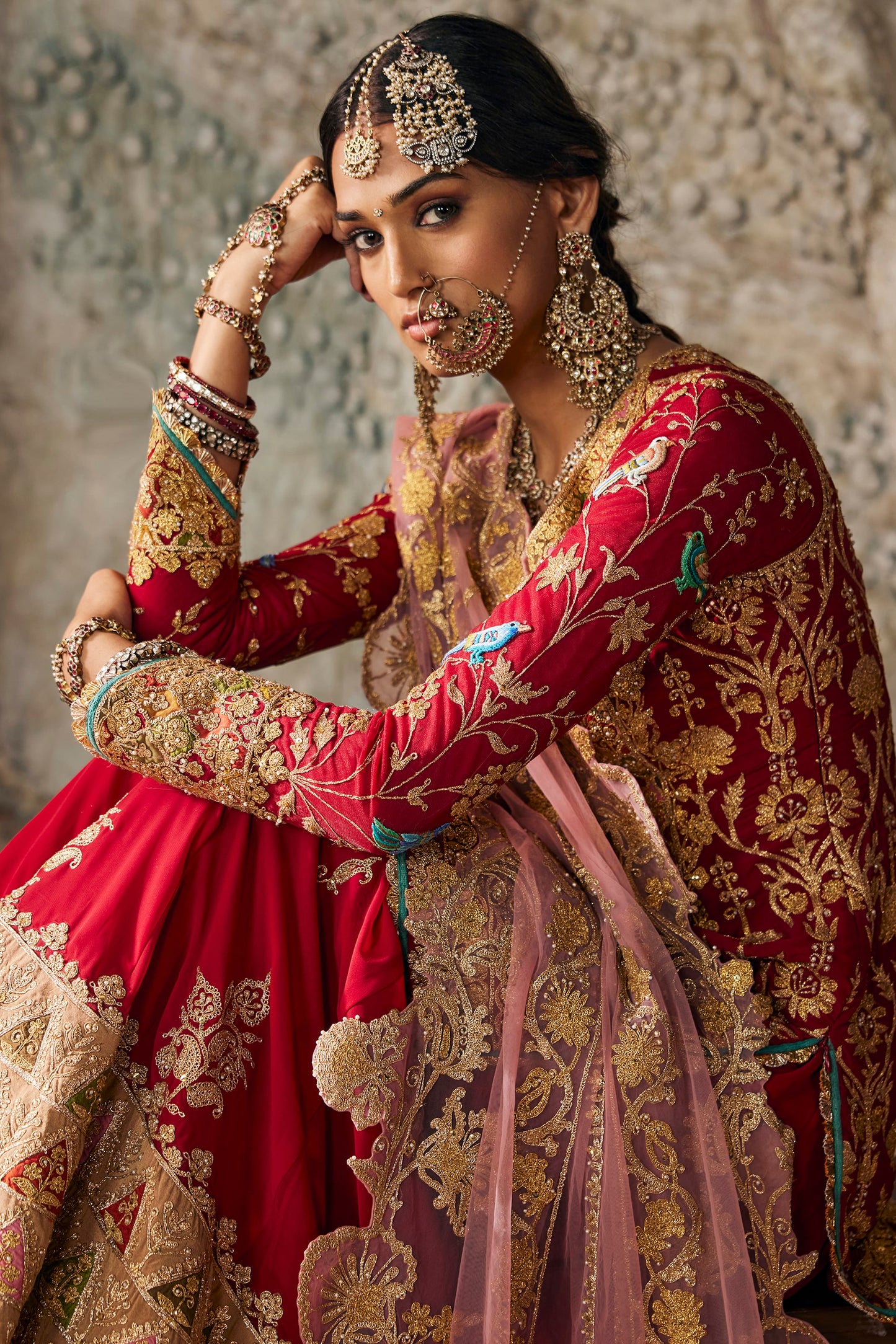 Earthy Maroon Kurti Sharara Set
