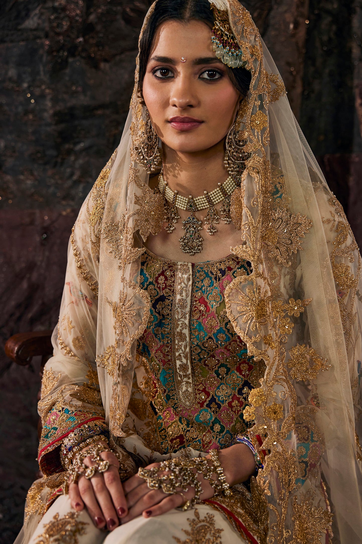 Pristine Ivory Kurti Set
