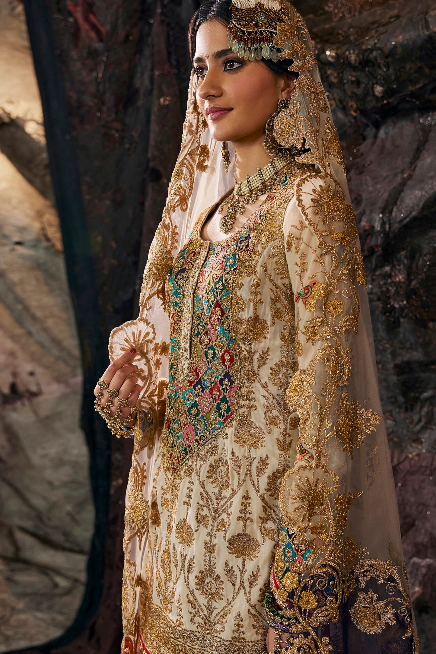 Pristine Ivory Kurti Set