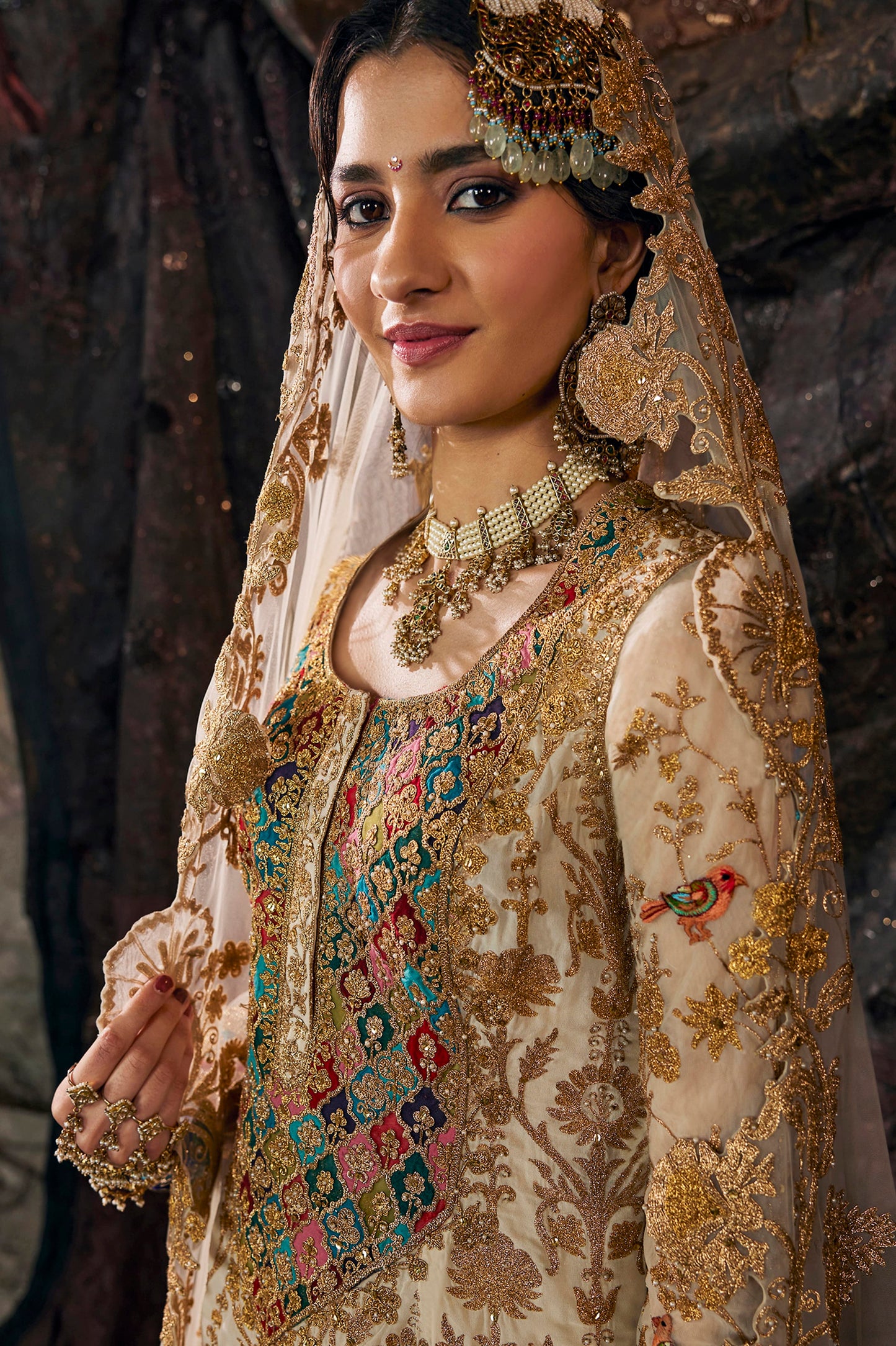 Pristine Ivory Kurti Set